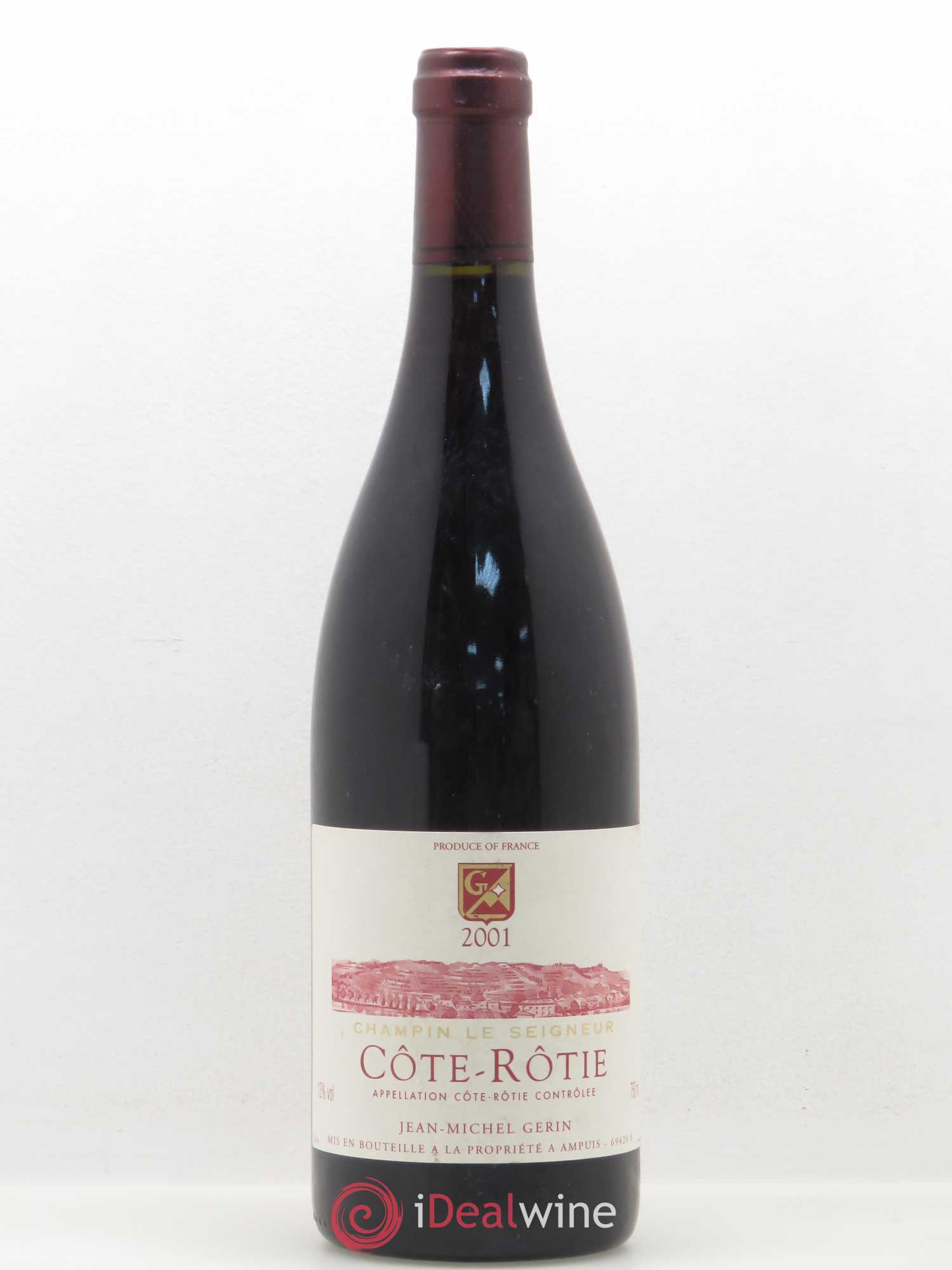 Côte-Rôtie Champin Le Seigneur Jean-Michel Gerin 2001 - Lot de 1 bouteille - 0