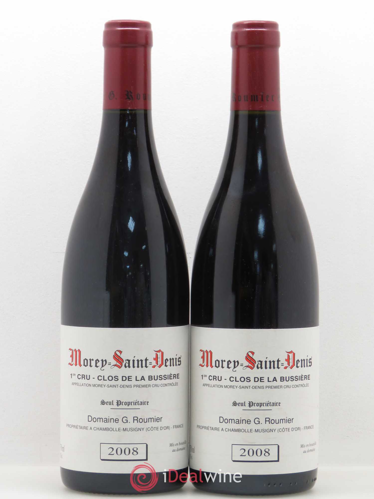 Morey-Saint-Denis 1er Cru Clos de la Bussière Georges Roumier (Domaine) 2008 - Lot de 2 bouteilles - 0