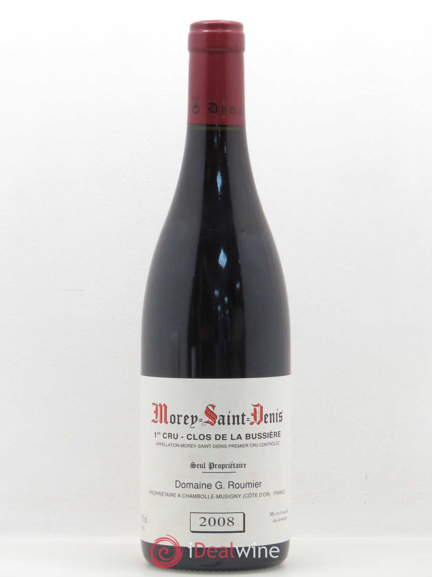Morey-Saint-Denis 1er Cru Clos de la Bussière Georges Roumier (Domaine) 2008 - Lot de 1 bouteille - 0