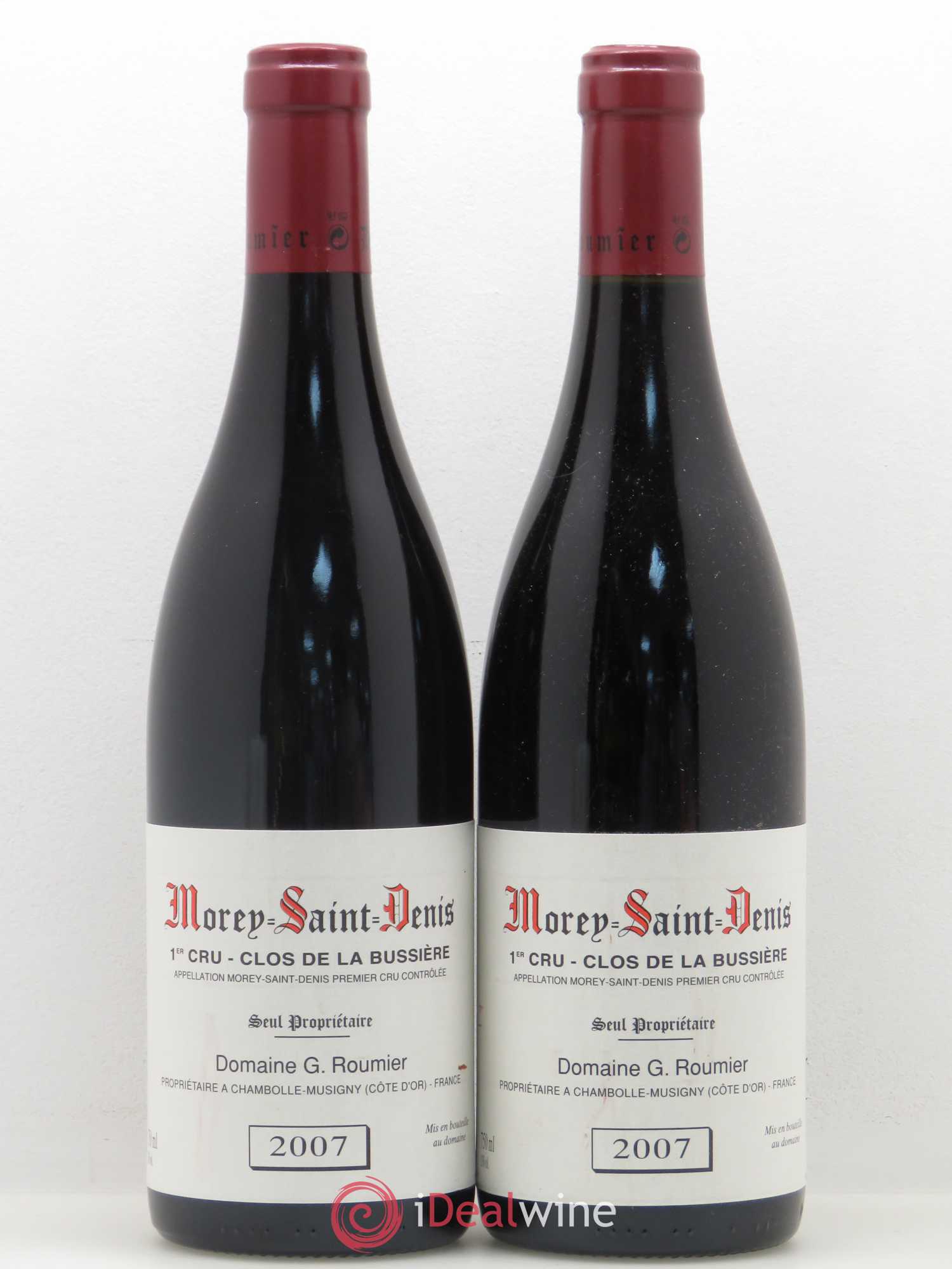 Morey-Saint-Denis 1er Cru Clos de la Bussière Georges Roumier (Domaine) 2007 - Lot de 2 bouteilles - 0