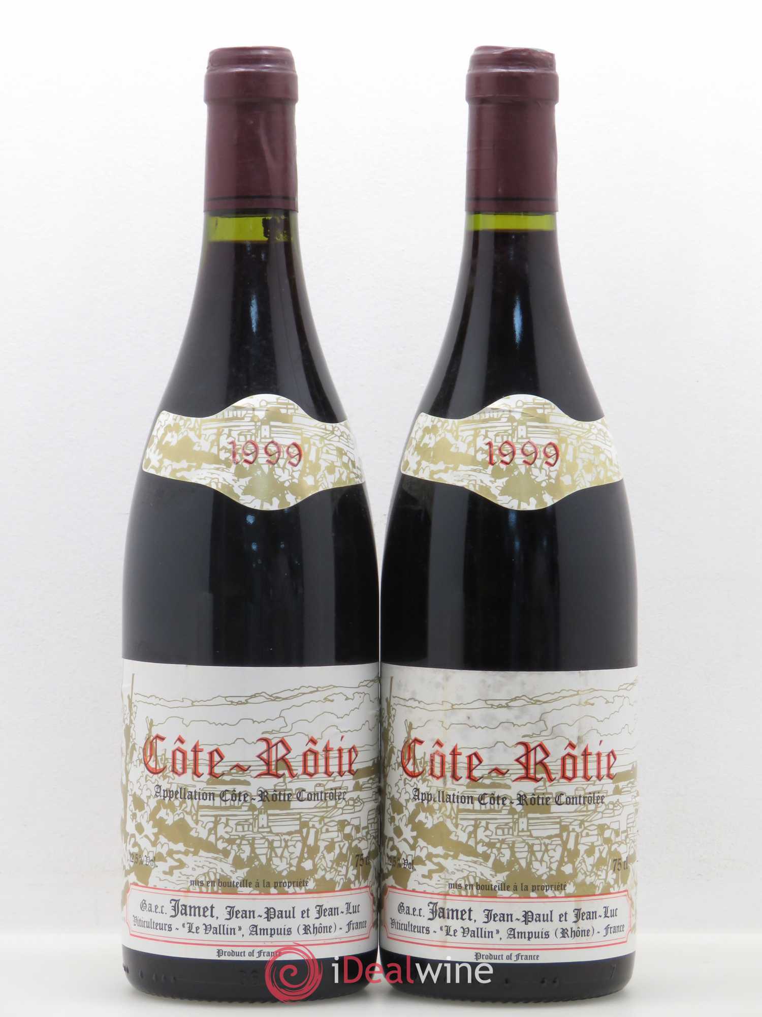 Côte-Rôtie Jamet (Domaine) 1999 - Lot de 2 bouteilles - 0