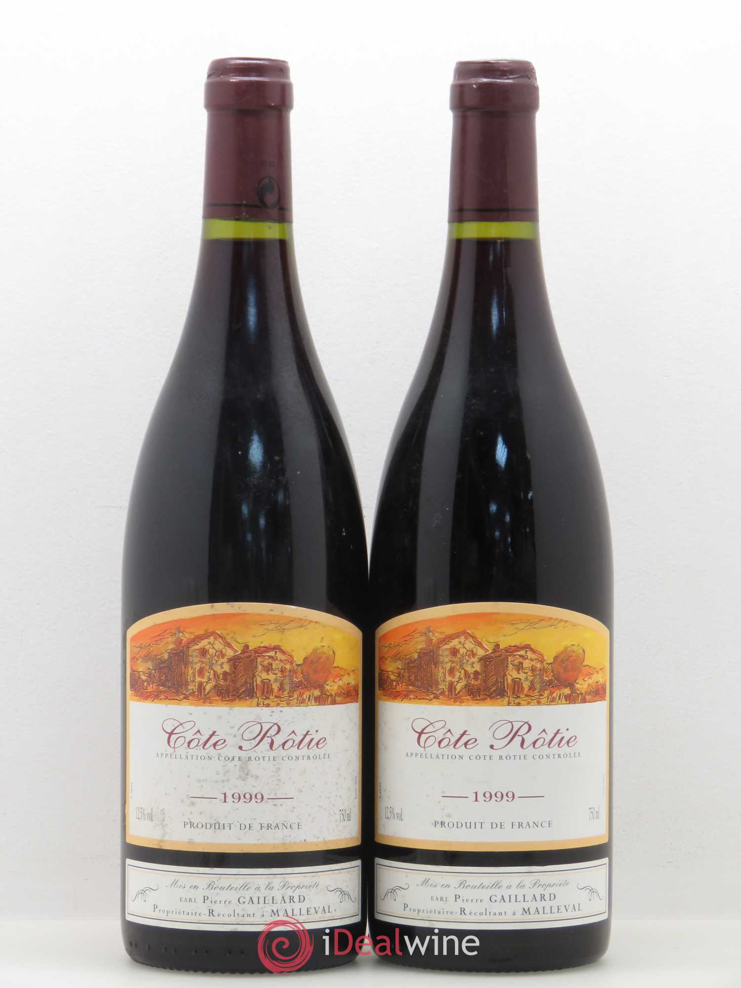 Côte-Rôtie Pierre Gaillard 1999 - Lot de 2 bouteilles - 0