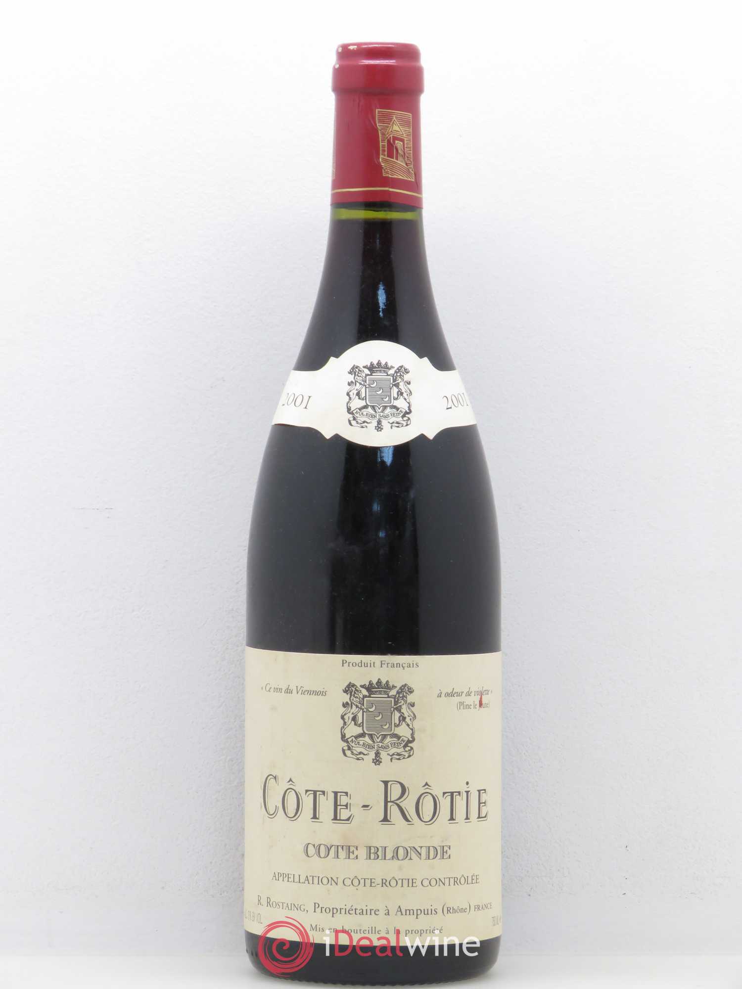 Côte-Rôtie Côte Blonde René Rostaing 2001 - Posten von 1 Flasche - 0