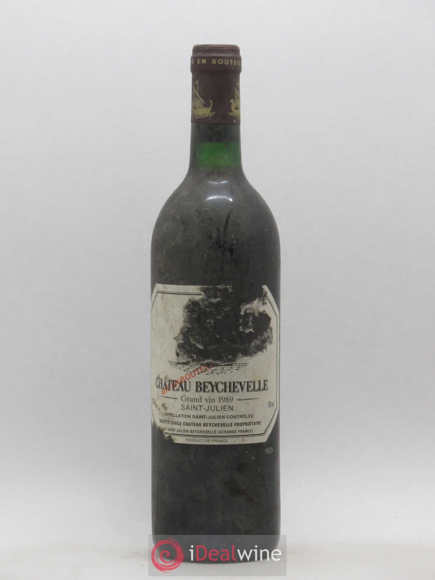 Château Beychevelle 4ème Grand Cru Classé 1989 - Lot de 1 bouteille - 0