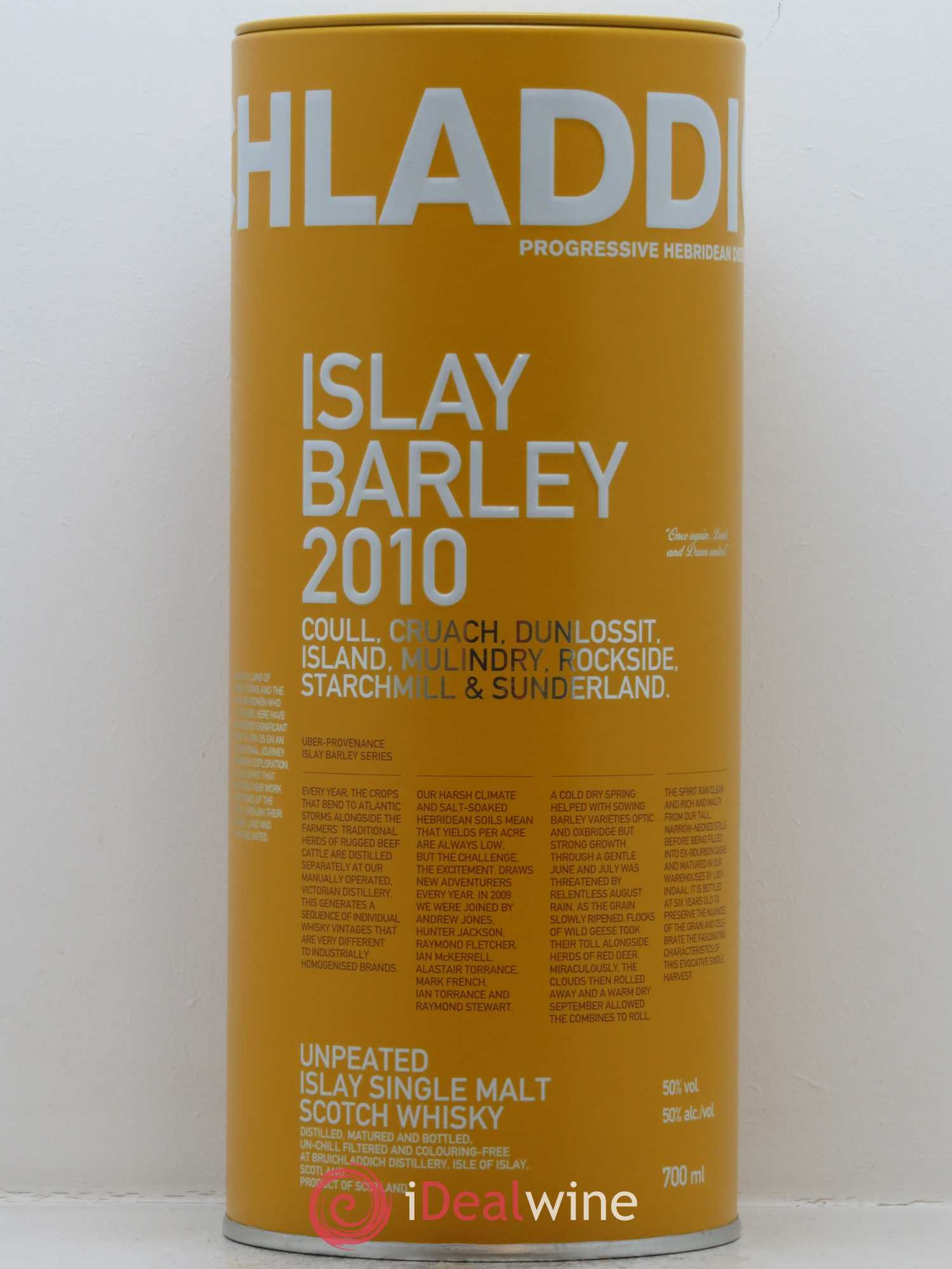 Whisky Bruichladdich Islay Barley (70cl) 2010 - Lot de 1 bouteille - 2