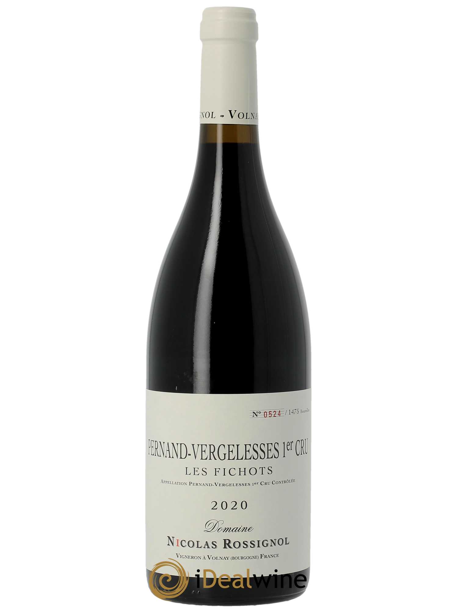 Pernand-Vergelesses 1er Cru Les Fichots Nicolas Rossignol 2020 - Lot of 1 bottle - 0