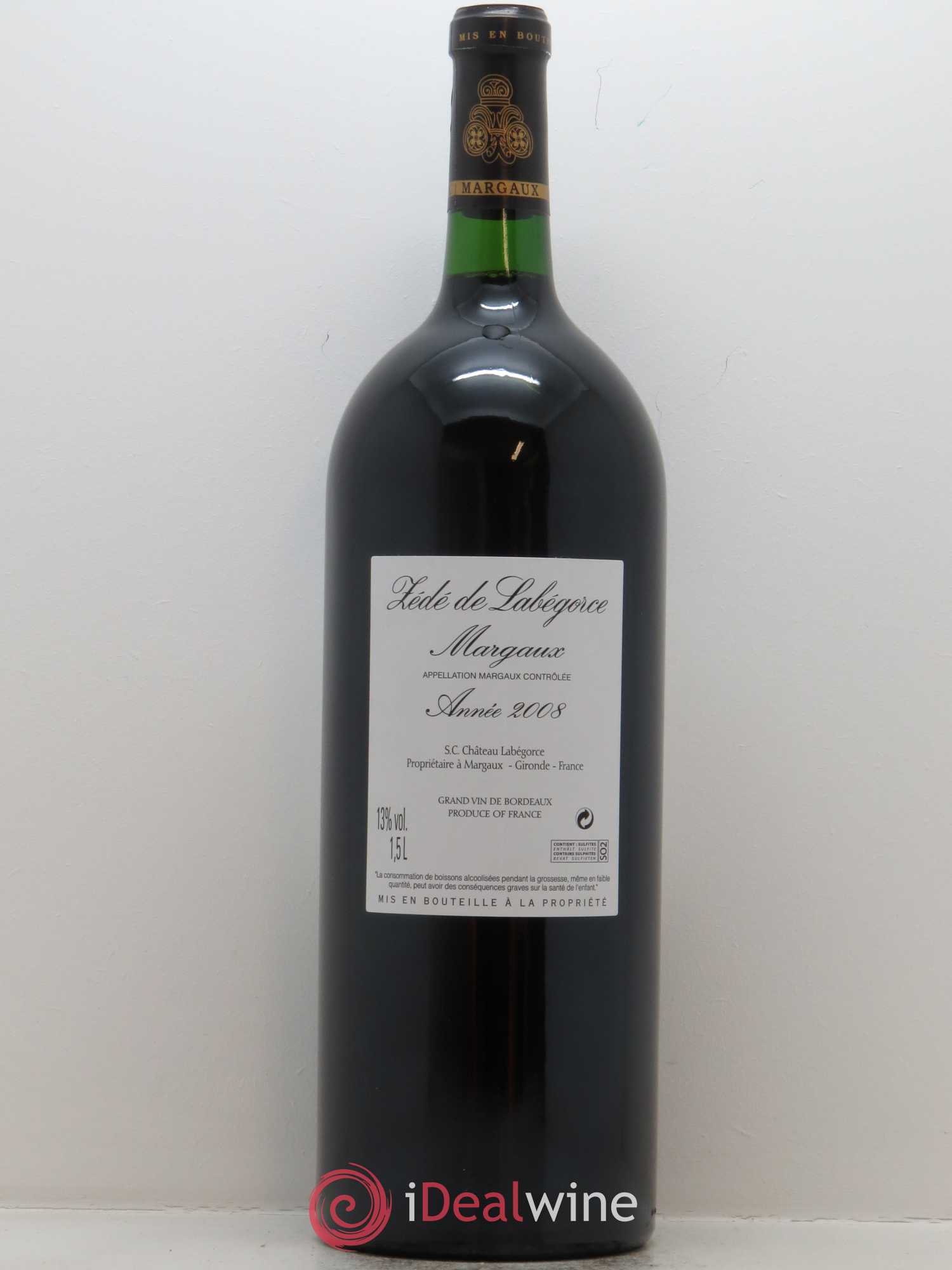 Zédé de Labegorce 2008 - Lot de 1 magnum - 1