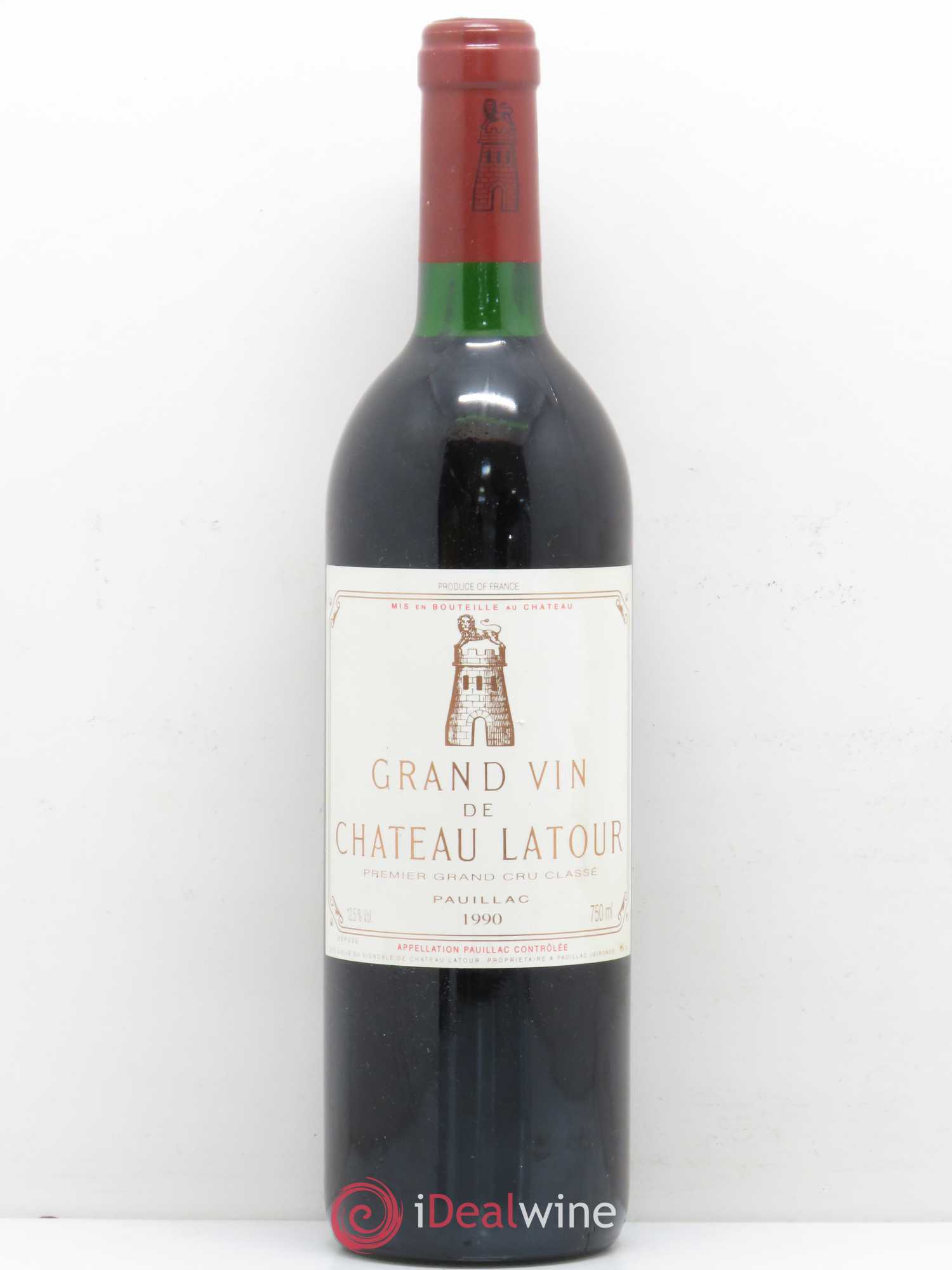 Château Latour 1er Grand Cru Classé 1990 - Lot de 1 bouteille - 0