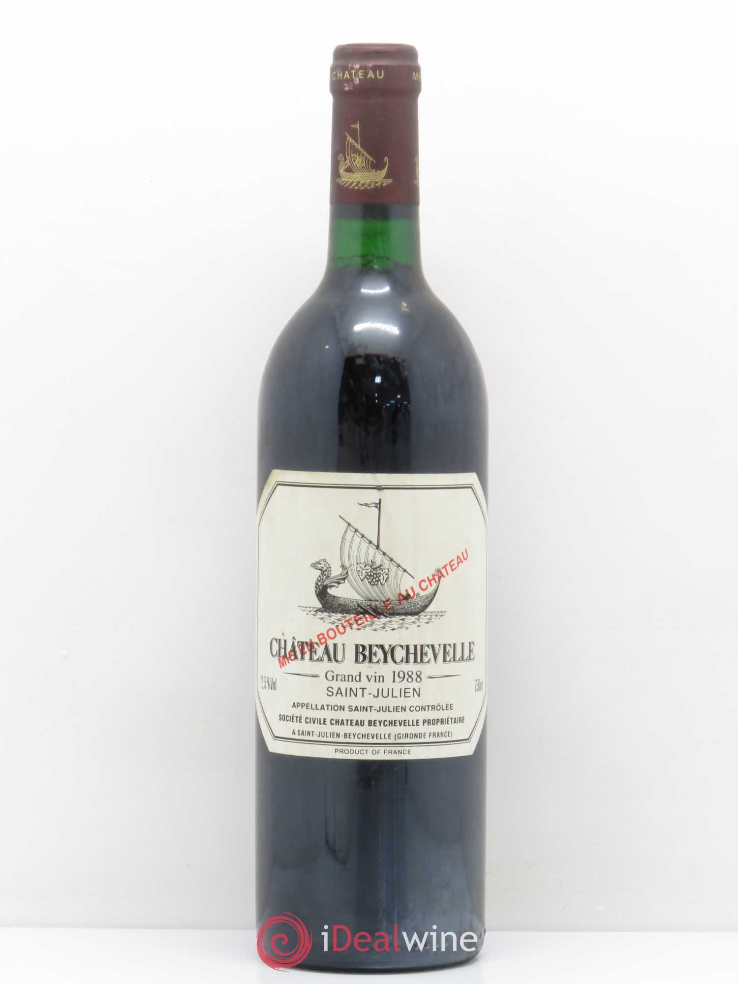 Château Beychevelle 4ème Grand Cru Classé 1988 - Lot de 1 bouteille - 0