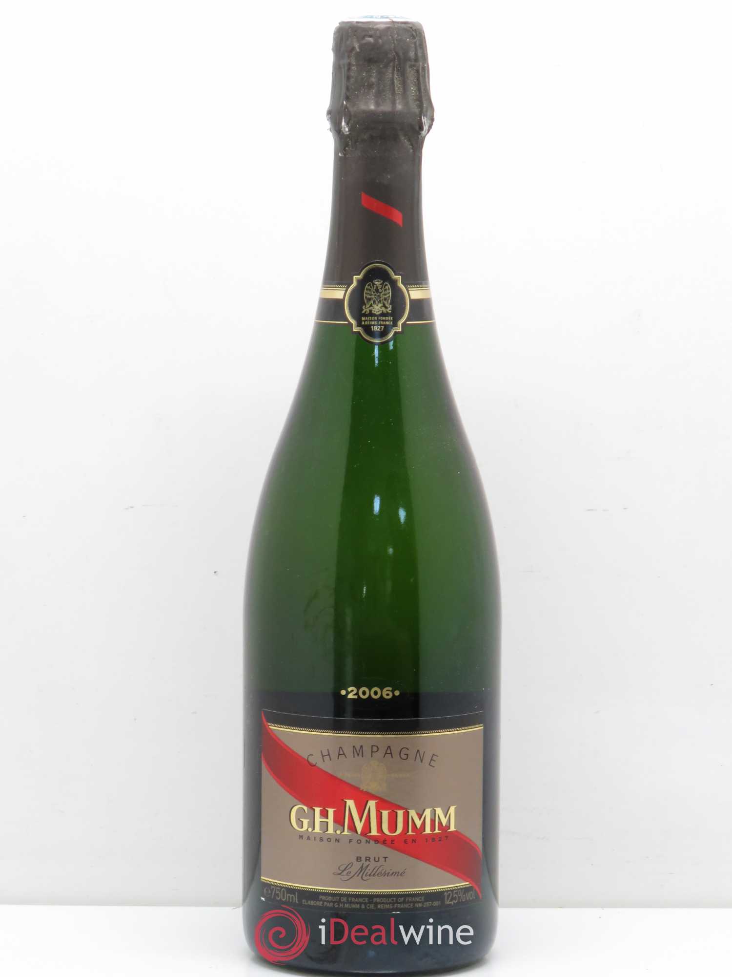 Grand Cordon Mumm 2006 - Lot de 1 bouteille - 0