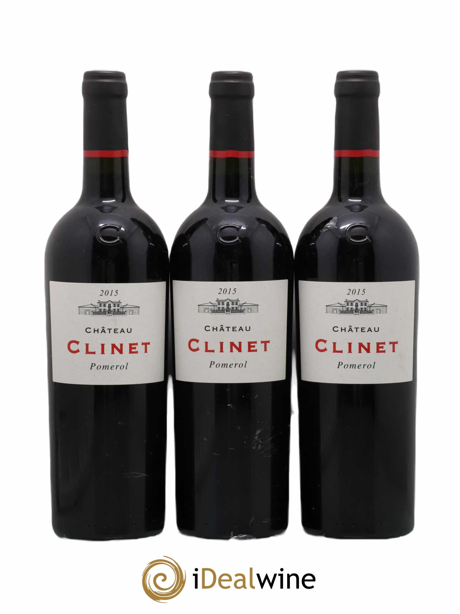 Château Clinet 2015 - Lot de 3 bouteilles - 0