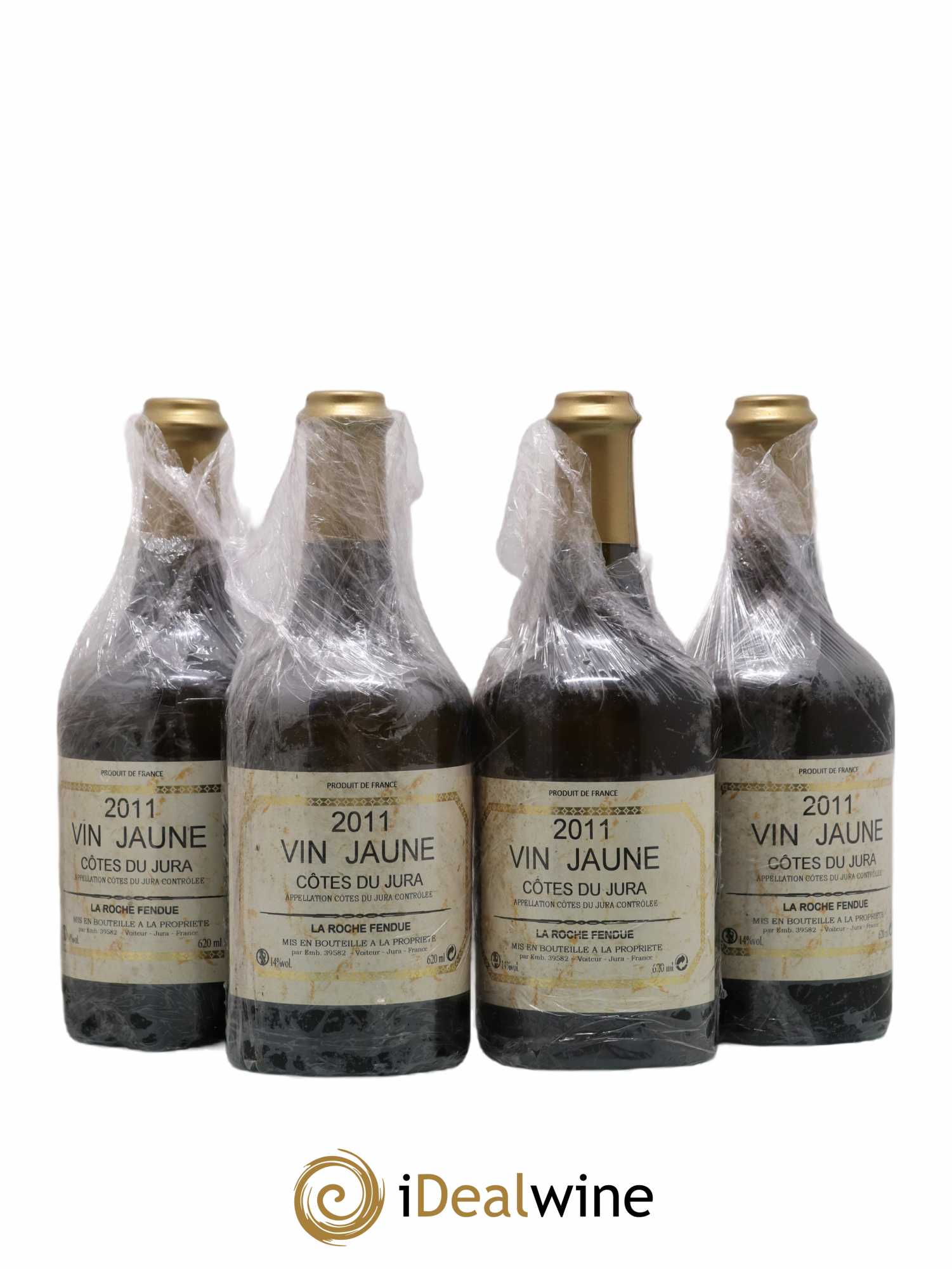 Côtes du Jura Vin Jaune La Roche fendue 2011 - Lot de 4 bouteilles - 0