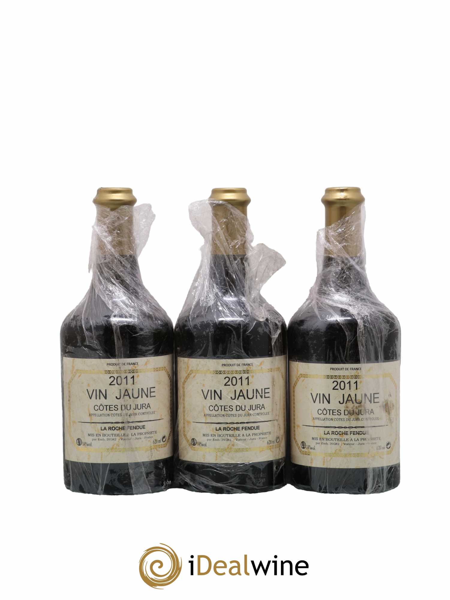Côtes du Jura Vin Jaune La Roche fendue 2011 - Lot de 3 bouteilles - 0