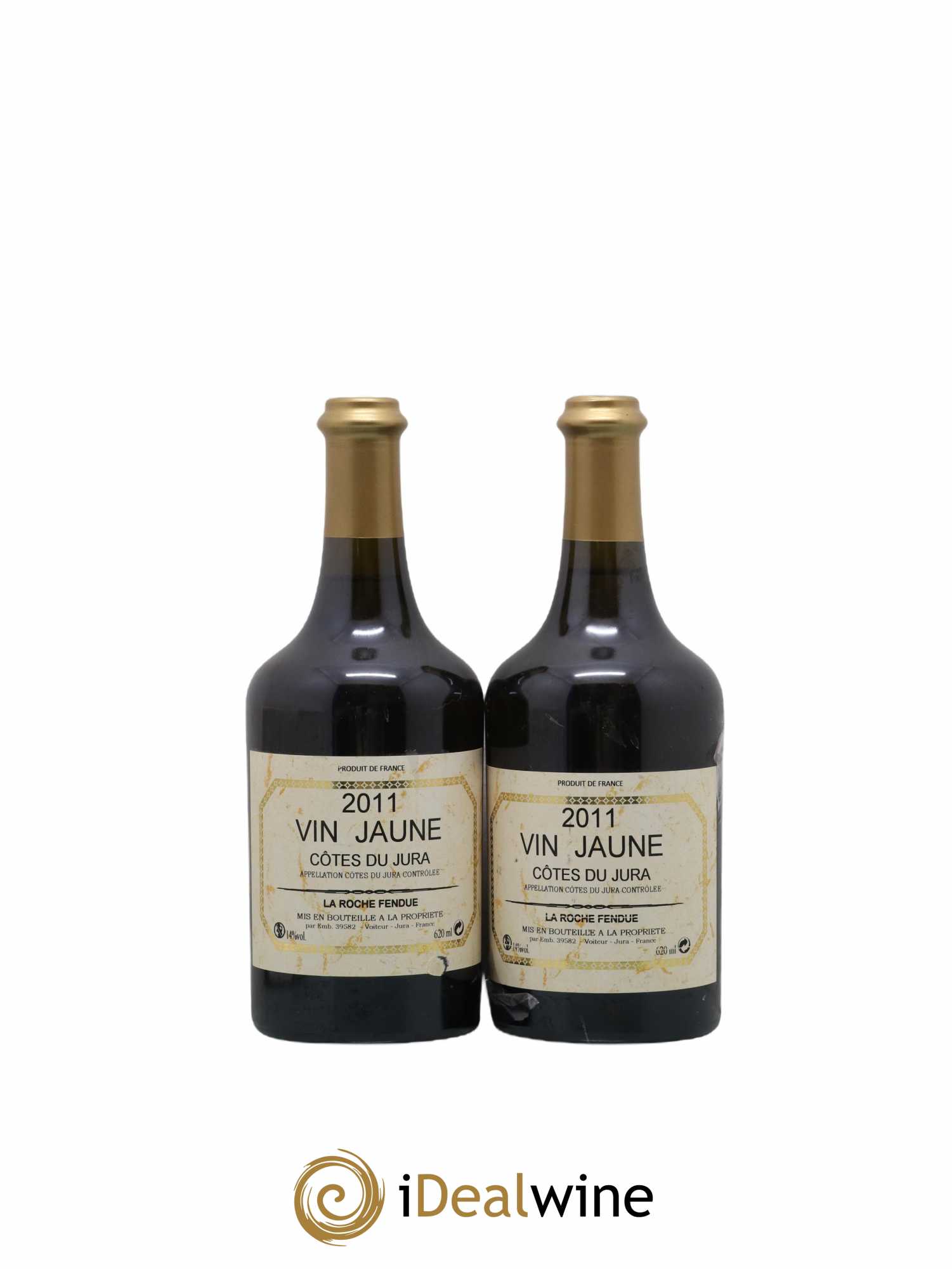 Côtes du Jura Vin Jaune La Roche fendue 2011 - Lot de 2 bouteilles - 0