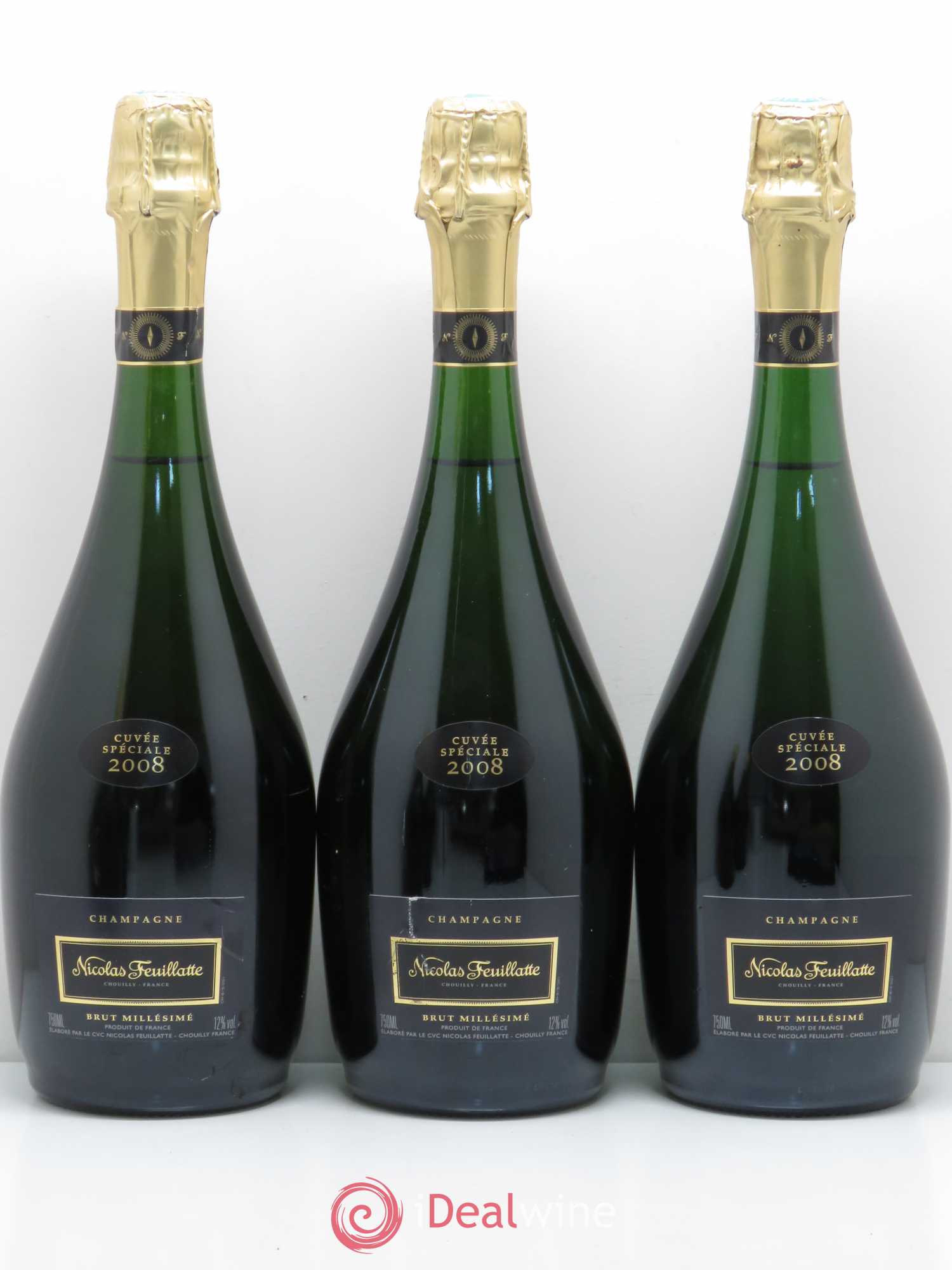 Cuvée Spéciale Nicolas Feuillatte 2008 - Lot de 5 bouteilles - 1