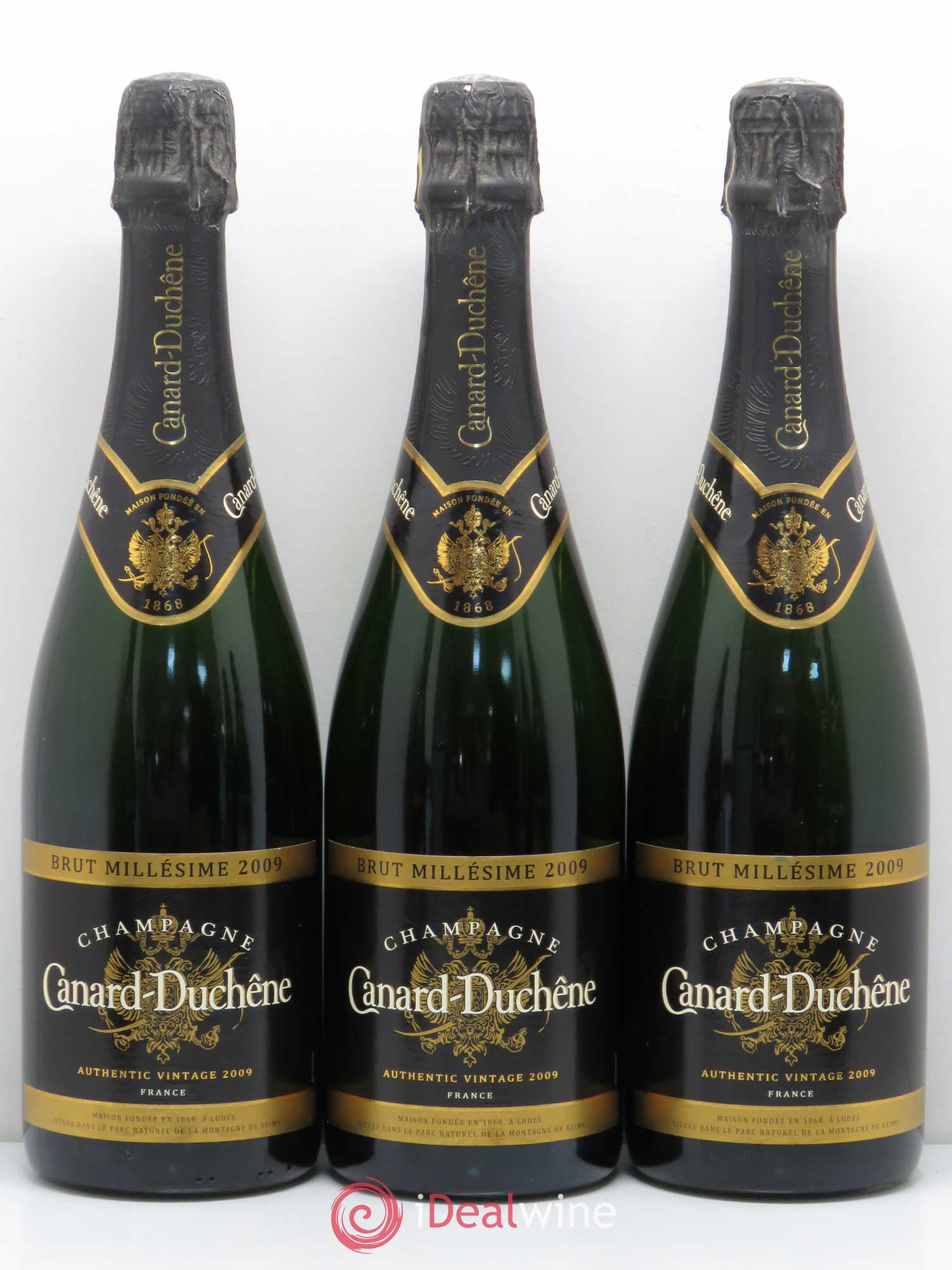 Champagne Canard Duchene 2009 - Lot of 6 bottles - 1