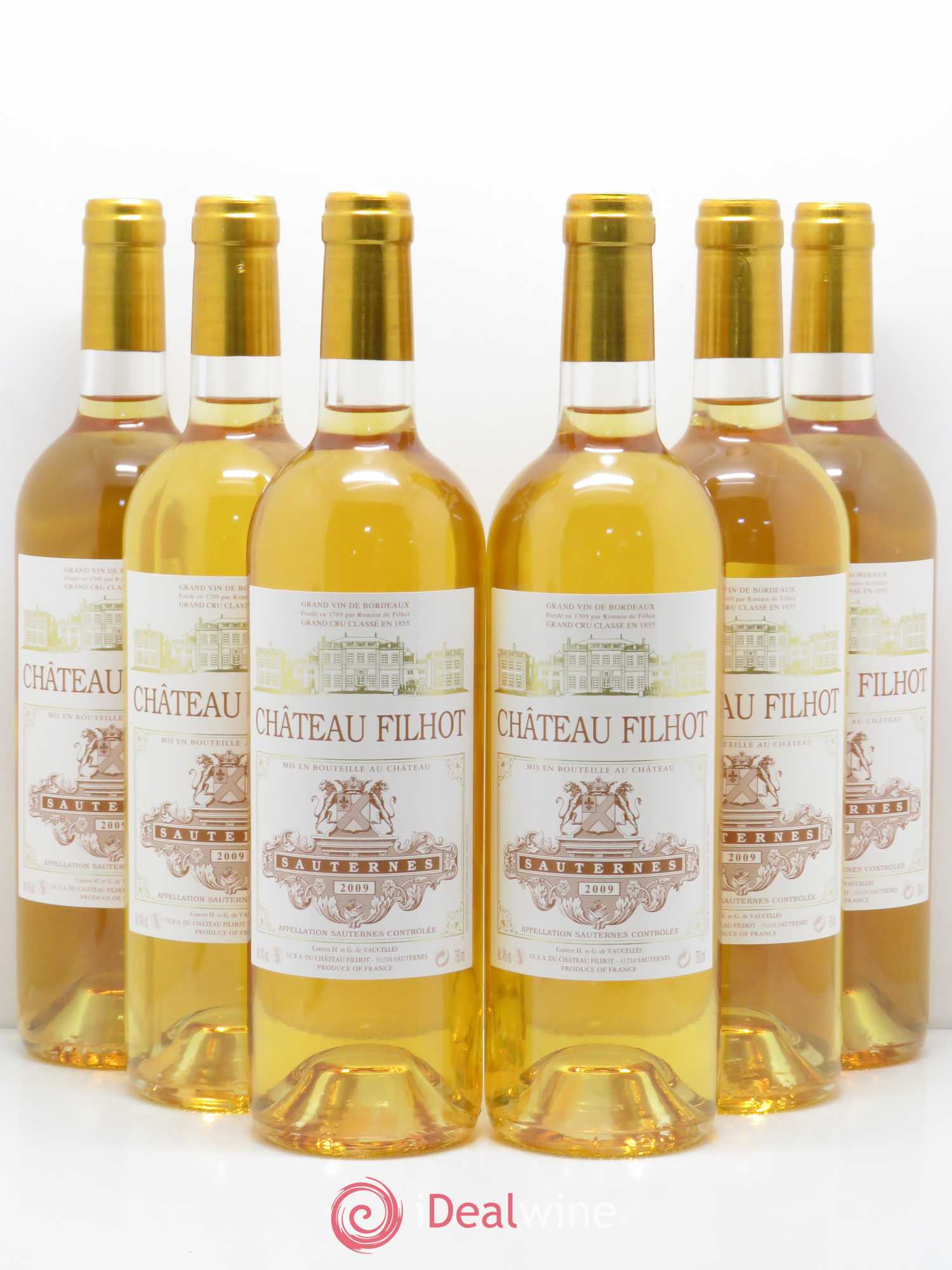 Château Filhot 2ème Grand Cru Classé 2009 - Lotto di 6 bottiglie - 0