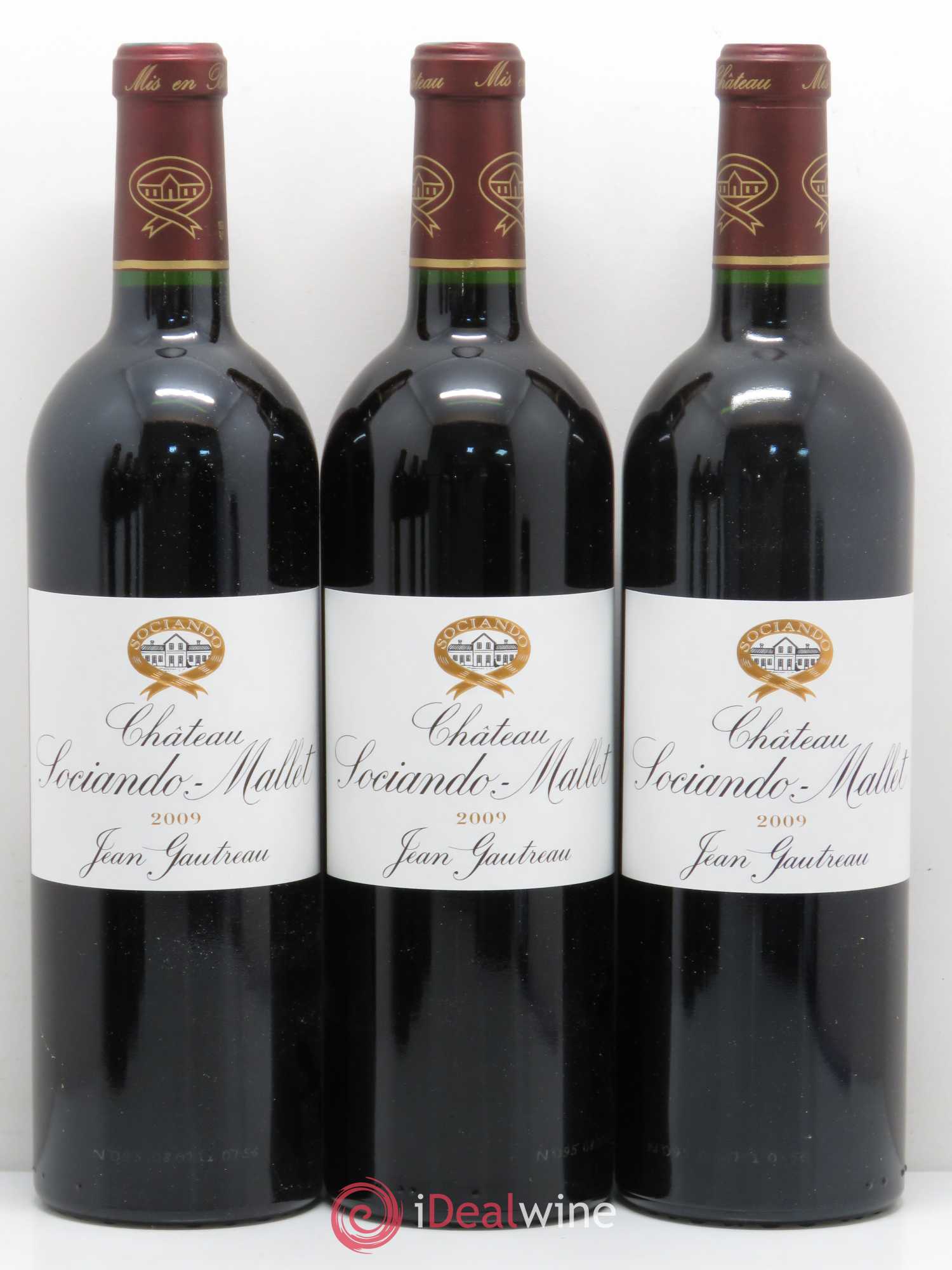 Château Sociando Mallet 2009 - Lot de 6 bouteilles - 1