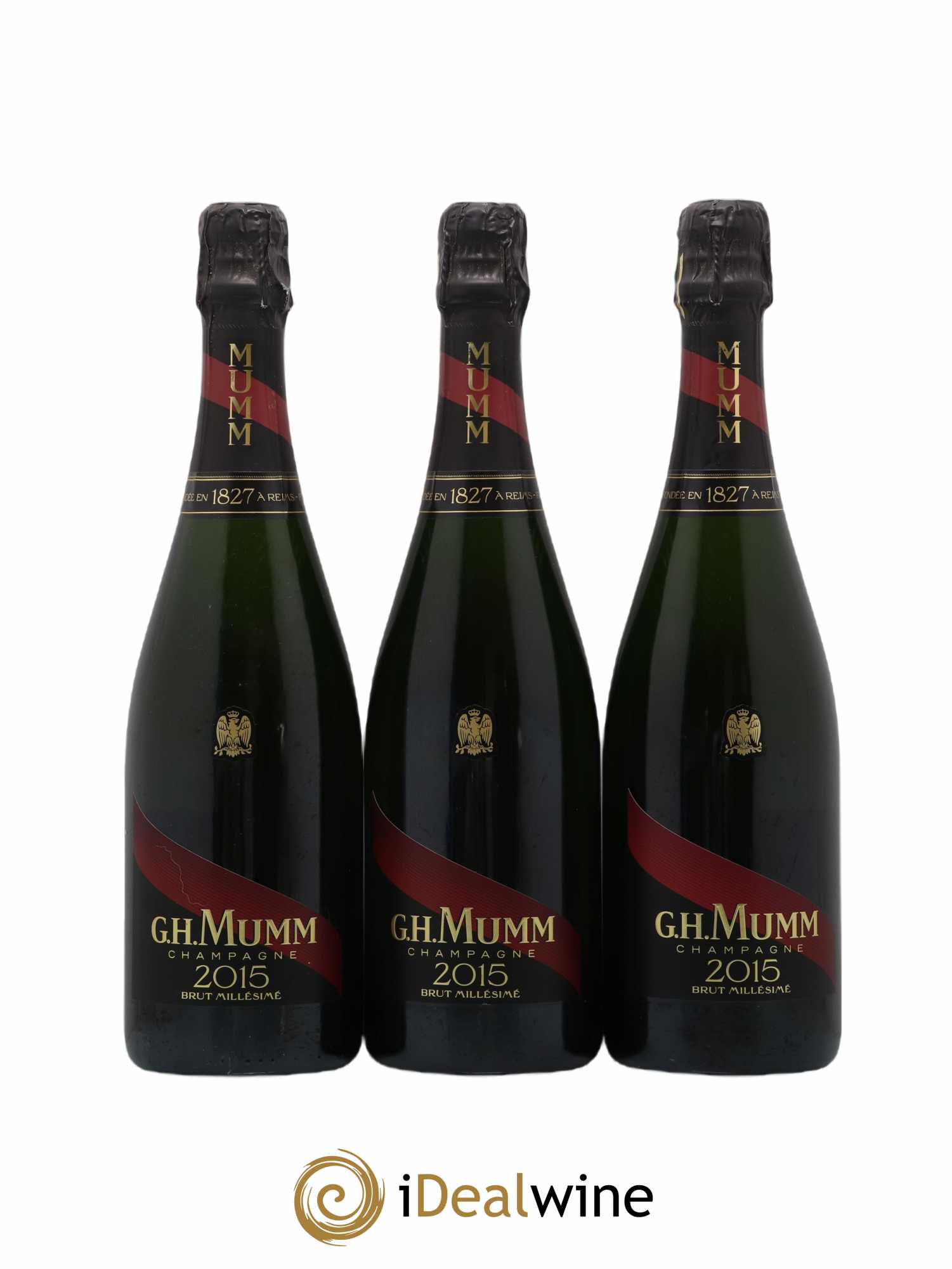Champagne GH Mumm 2015 - Lot de 3 bouteilles - 0