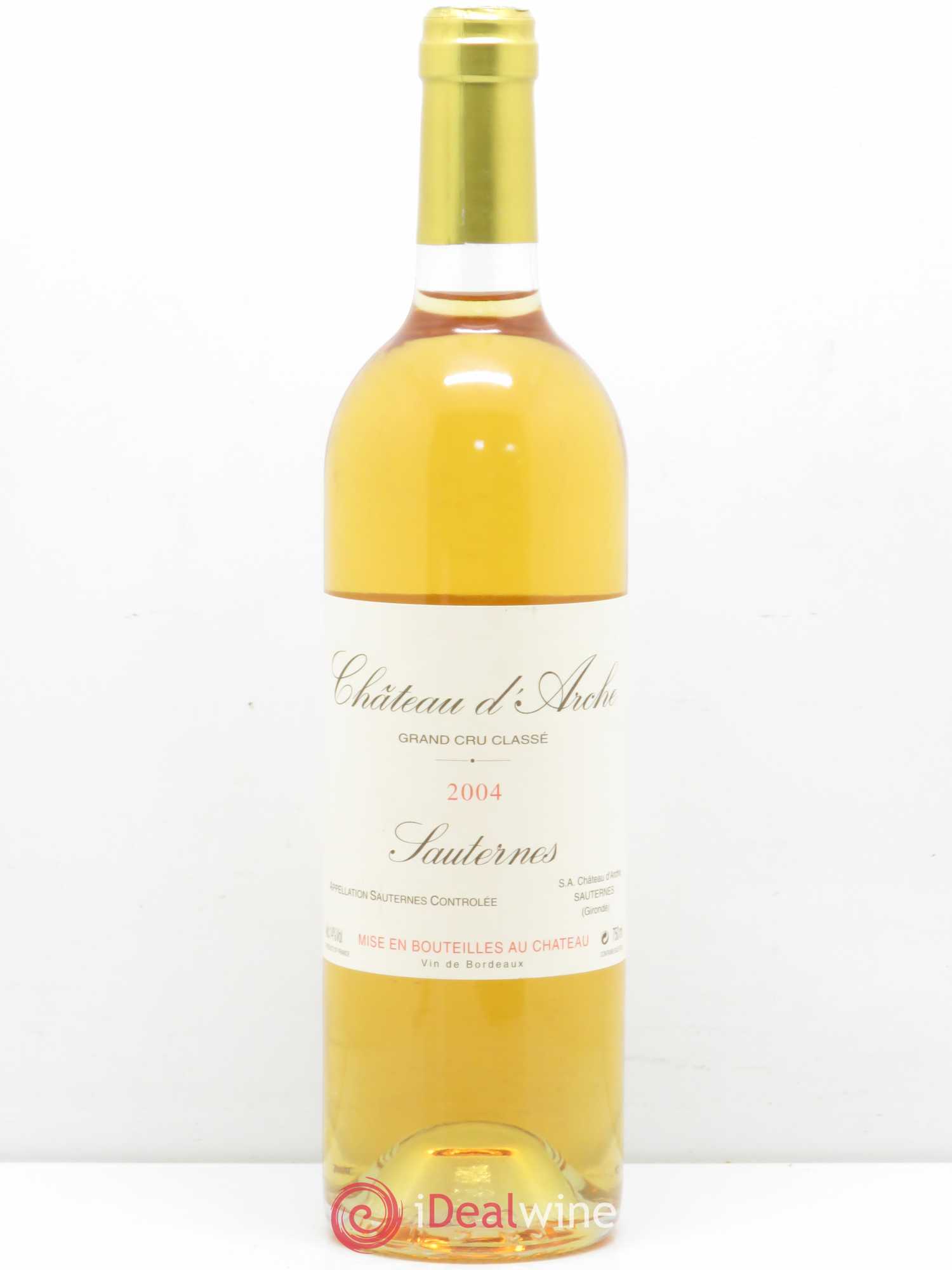 Château d' Arche 2ème Grand Cru Classé 2004 - Lot de 1 bouteille - 0