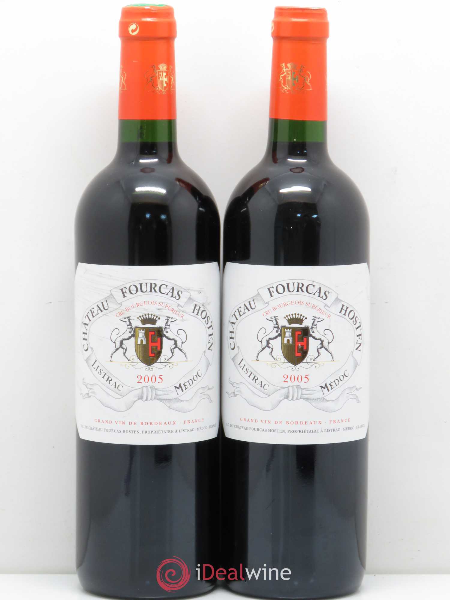 Château Fourcas Hosten Cru Bourgeois 2005 - Lot de 2 bouteilles - 0