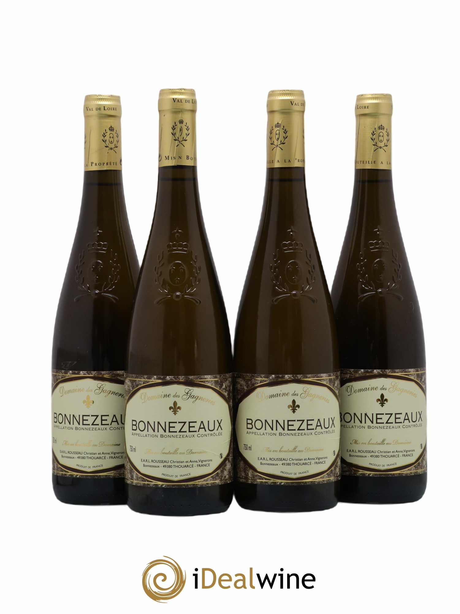 Bonnezeaux Domaine Des Gagneries 2017 - Lotto di 4 bottiglie - 0