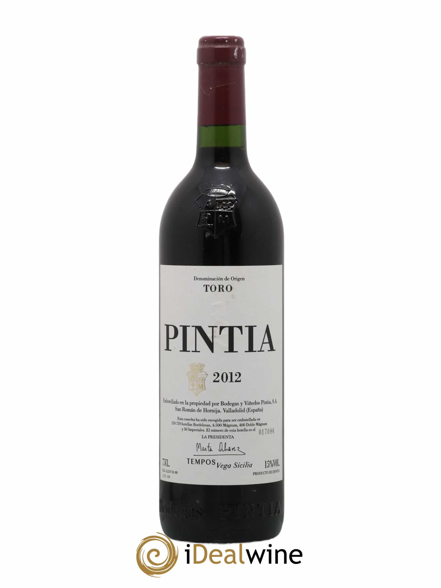 Toro DO Vega Sicilia Pintia Famille Alvarez 2012 - Lot de 1 bouteille - 0