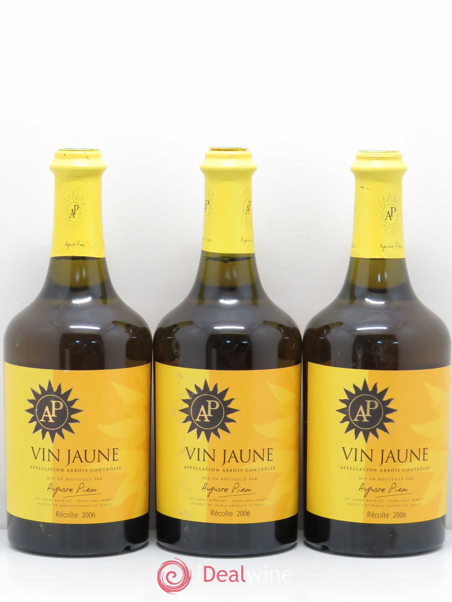 Arbois Vin Jaune Auguste Pirou 2006 - Lot de 3 bouteilles - 0