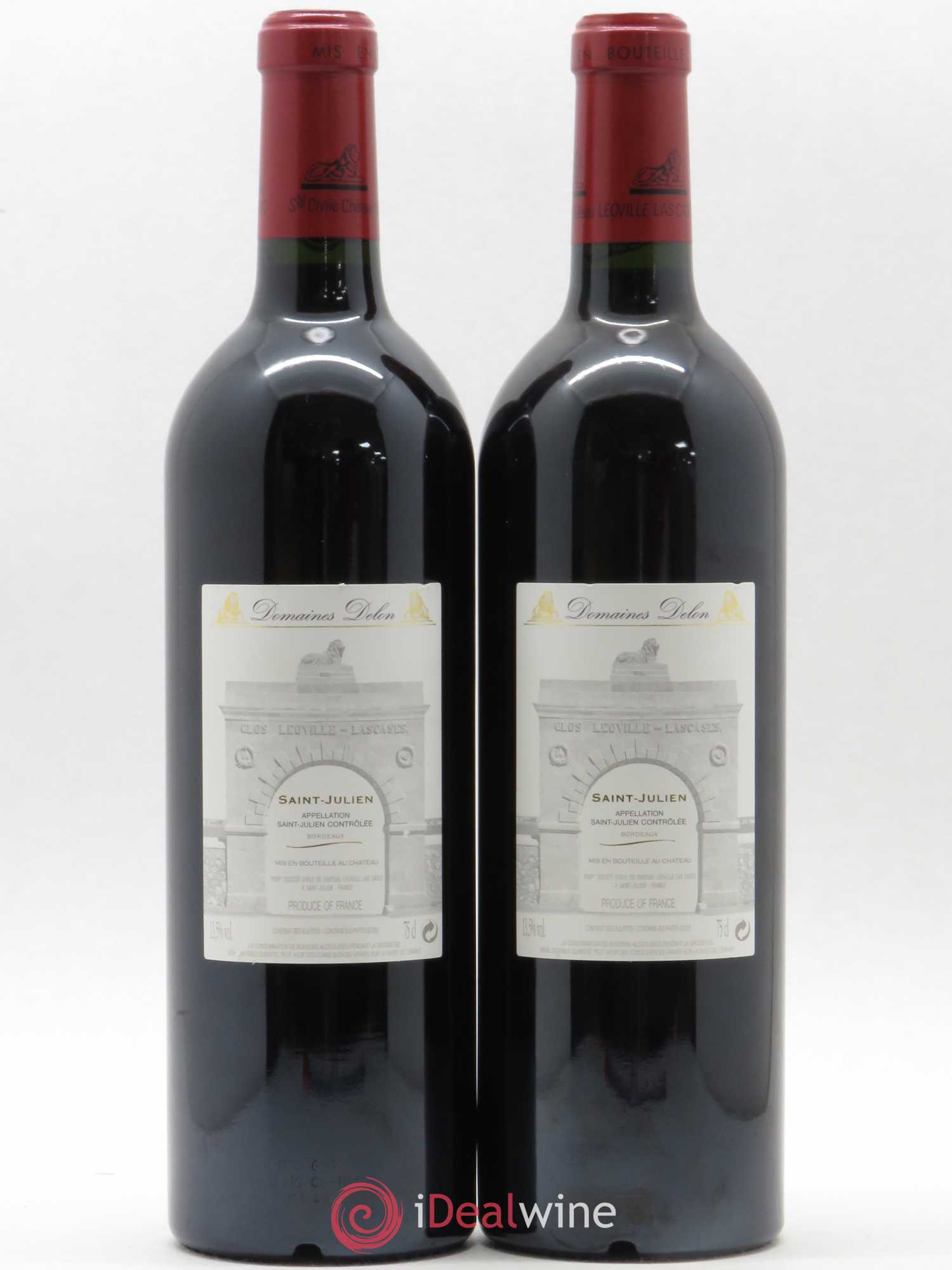 Château Léoville Las Cases 2ème Grand Cru Classé 2010 - Lot de 2 bouteilles - 1