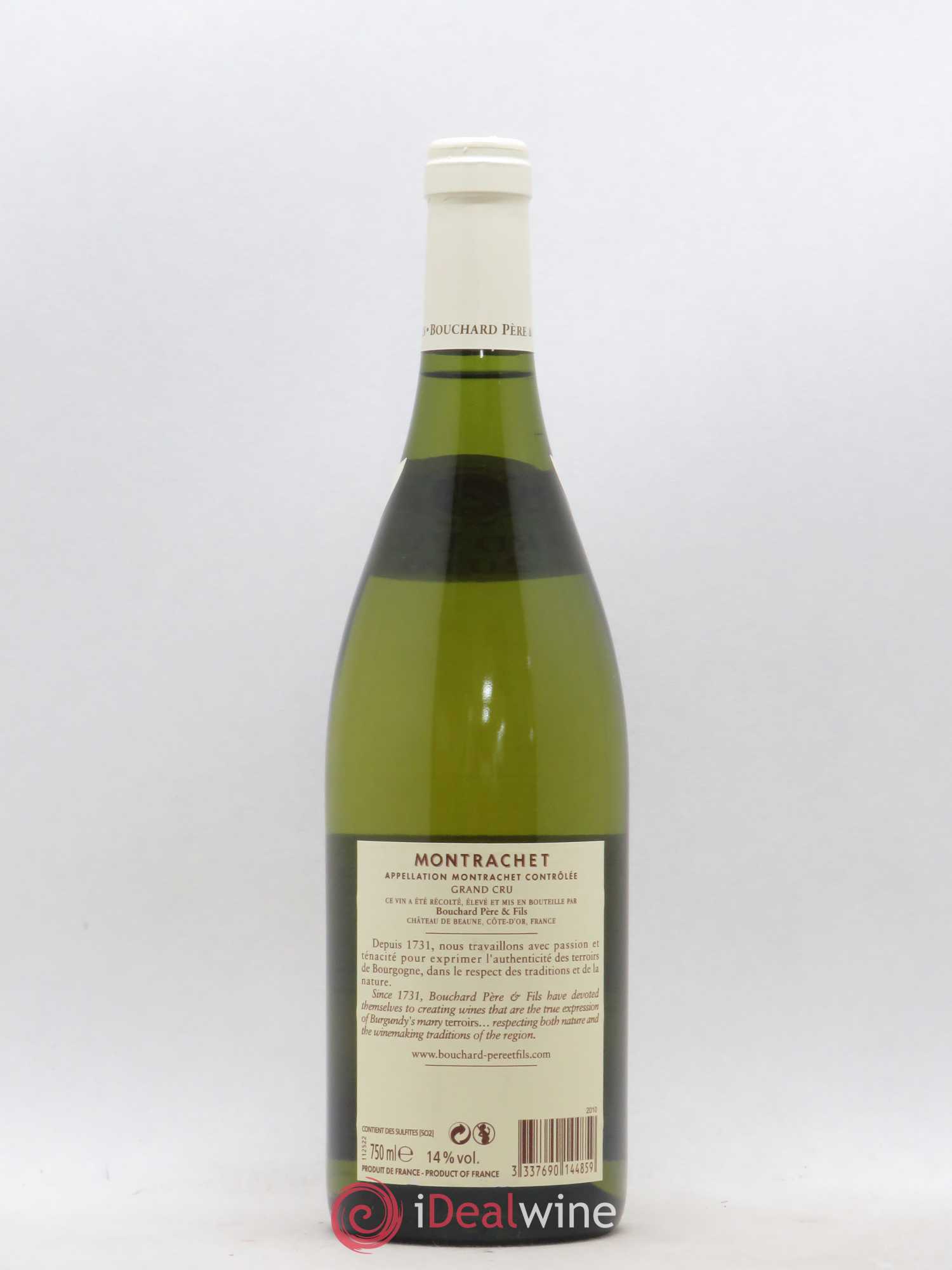 Montrachet Grand Cru Bouchard Père & Fils 2010 - Lot de 1 bouteille - 1