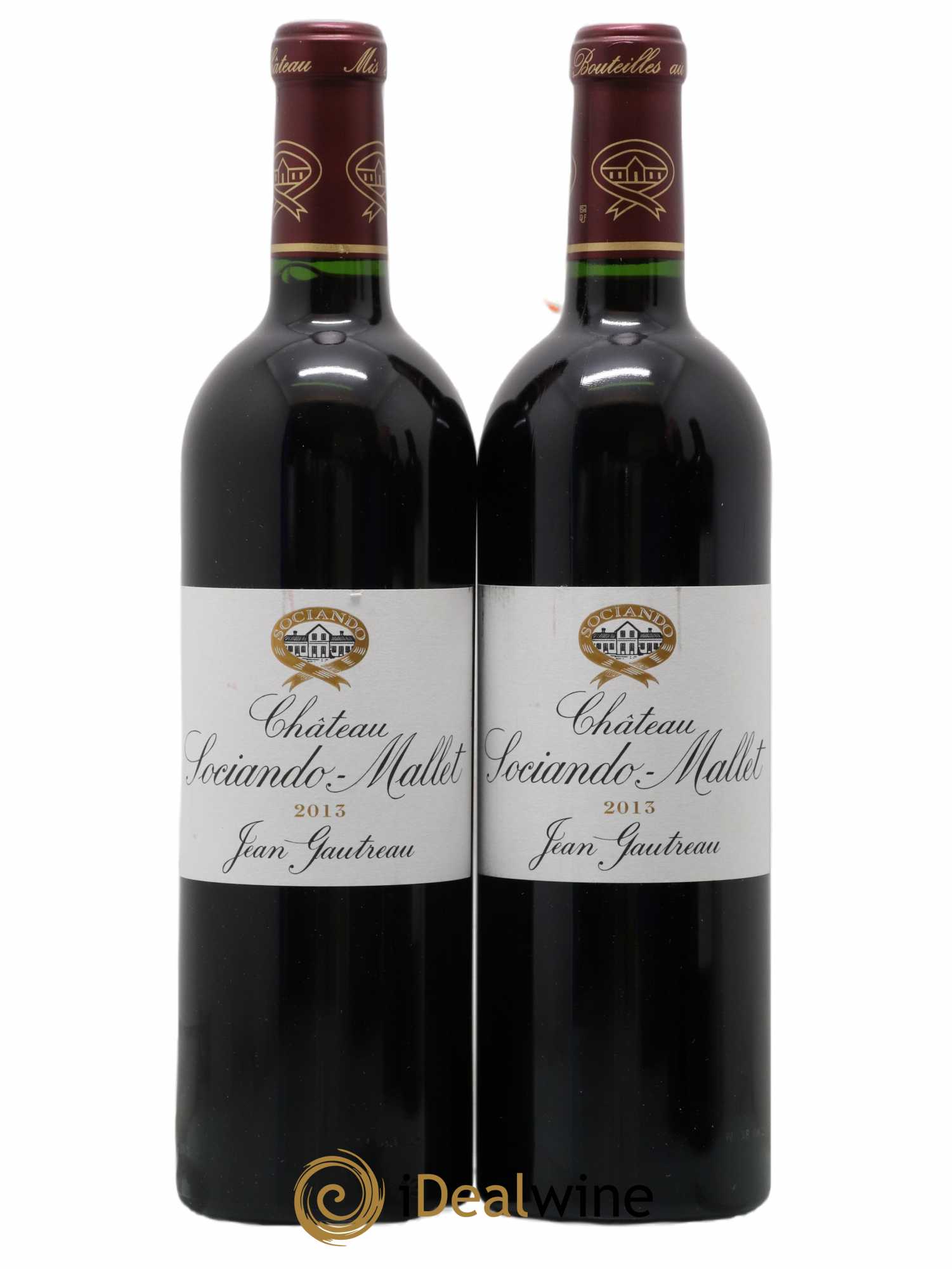 Château Sociando Mallet 2013 - Lot of 2 bottles - 0