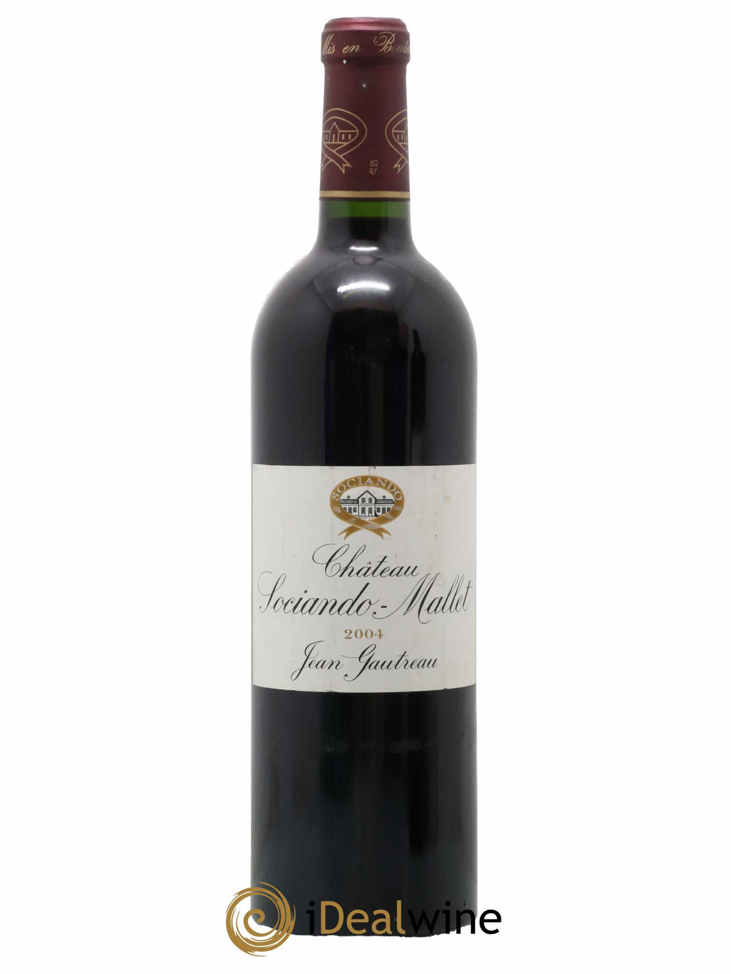 Château Sociando Mallet 2004 - Lot de 1 bouteille - 0