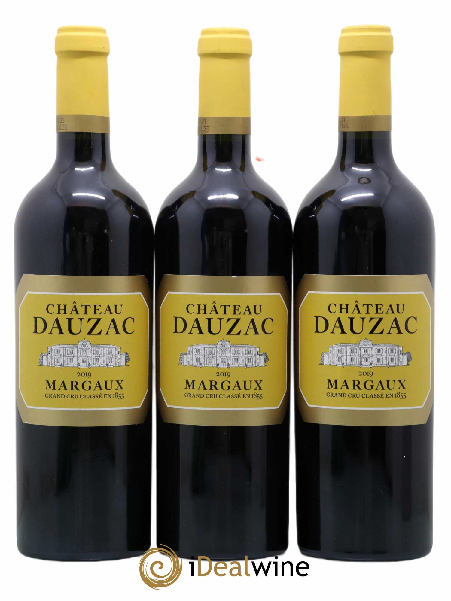 Château Dauzac 5ème Grand Cru Classé 2019 - Lot de 3 bouteilles - 0