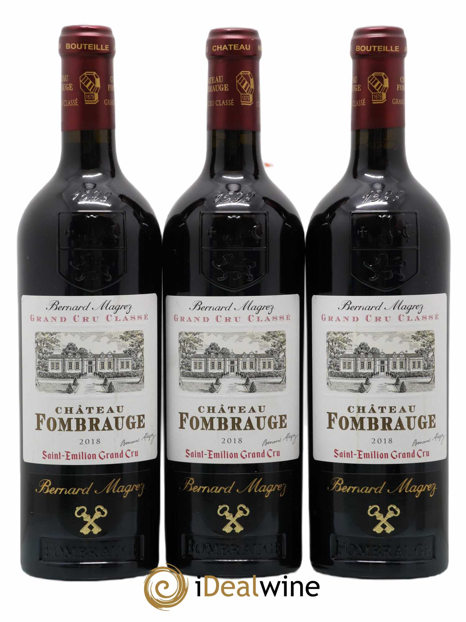 Château Fombrauge Grand Cru Classé 2018 - Lot de 3 bouteilles - 0