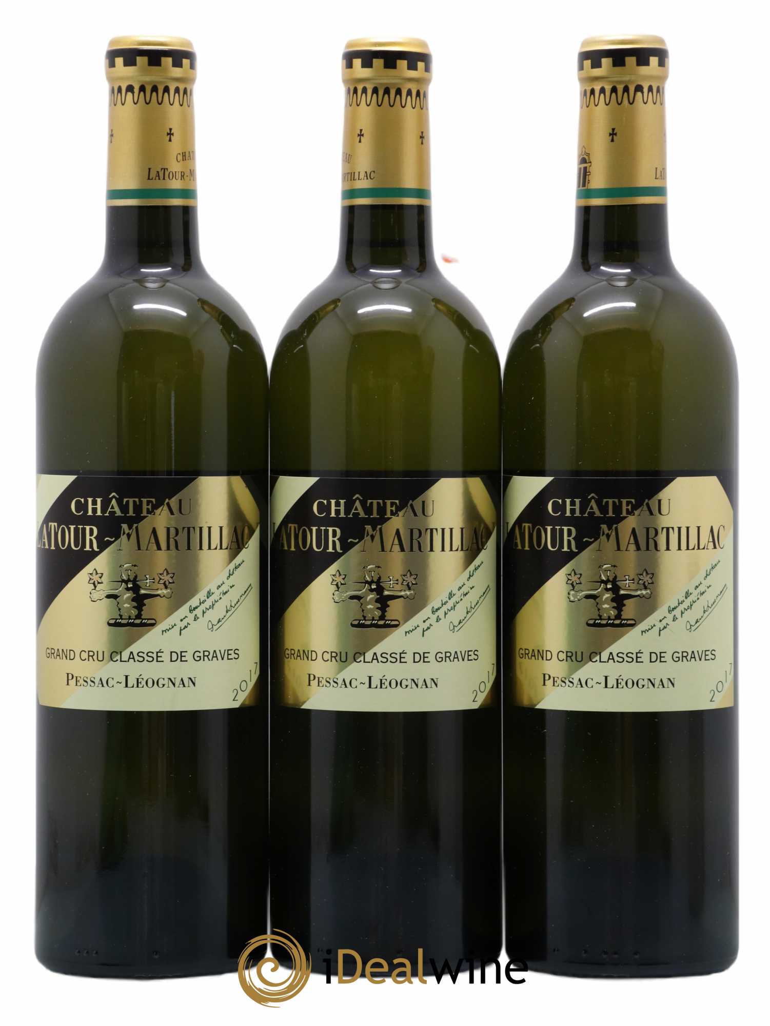 Château Latour-Martillac Cru Classé de Graves 2017 - Lot de 3 bouteilles - 0