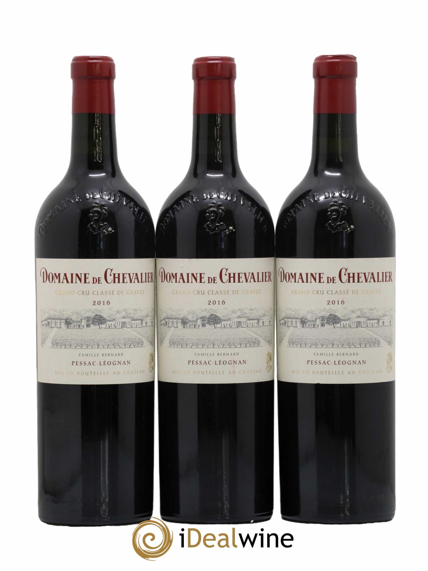 Domaine de Chevalier Cru Classé de Graves 2016 - Lot de 3 bouteilles - 0