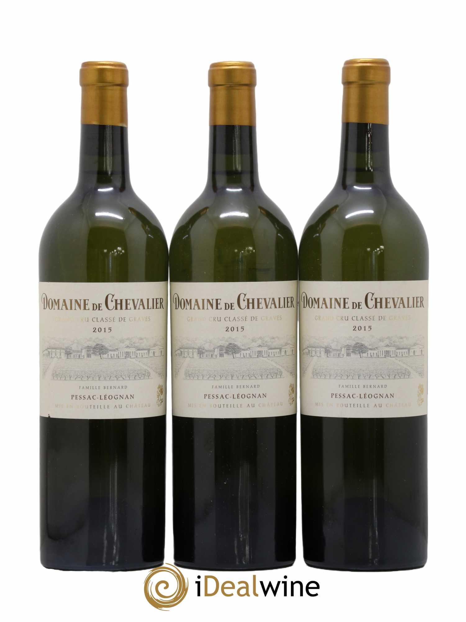 Domaine de Chevalier Cru Classé de Graves 2015 - Lot de 3 bouteilles - 0
