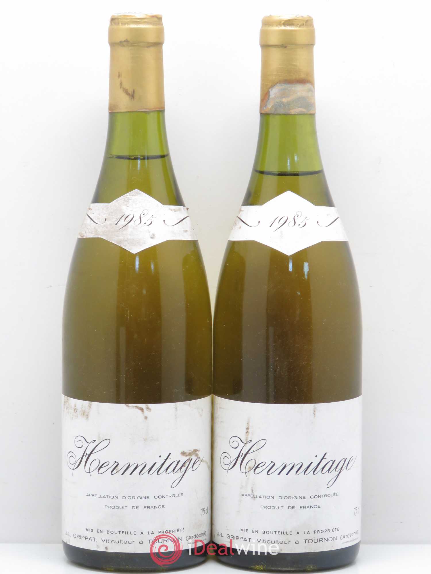 Hermitage Jean-Louis Grippat 1985 - Lot de 2 bouteilles - 0