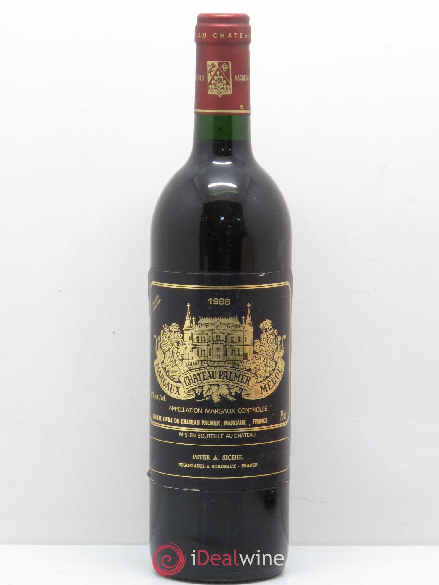 Château Palmer 3ème Grand Cru Classé 1988 - Lot de 1 bouteille - 0