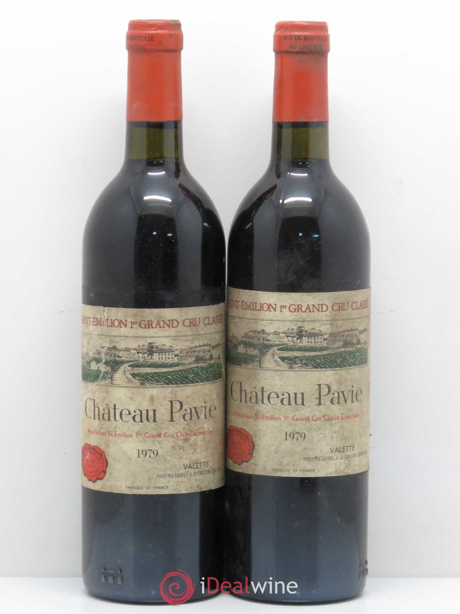 Château Pavie 1er Grand Cru Classé A 1979 - Lot de 2 bouteilles - 0