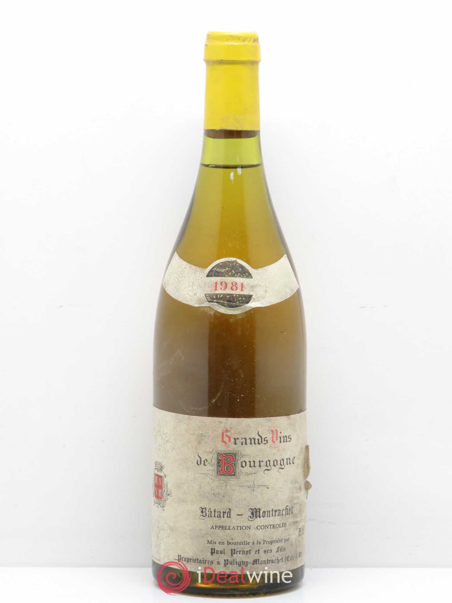 Bâtard-Montrachet Grand Cru Paul Pernot 1981 - Posten von 1 Flasche - 0