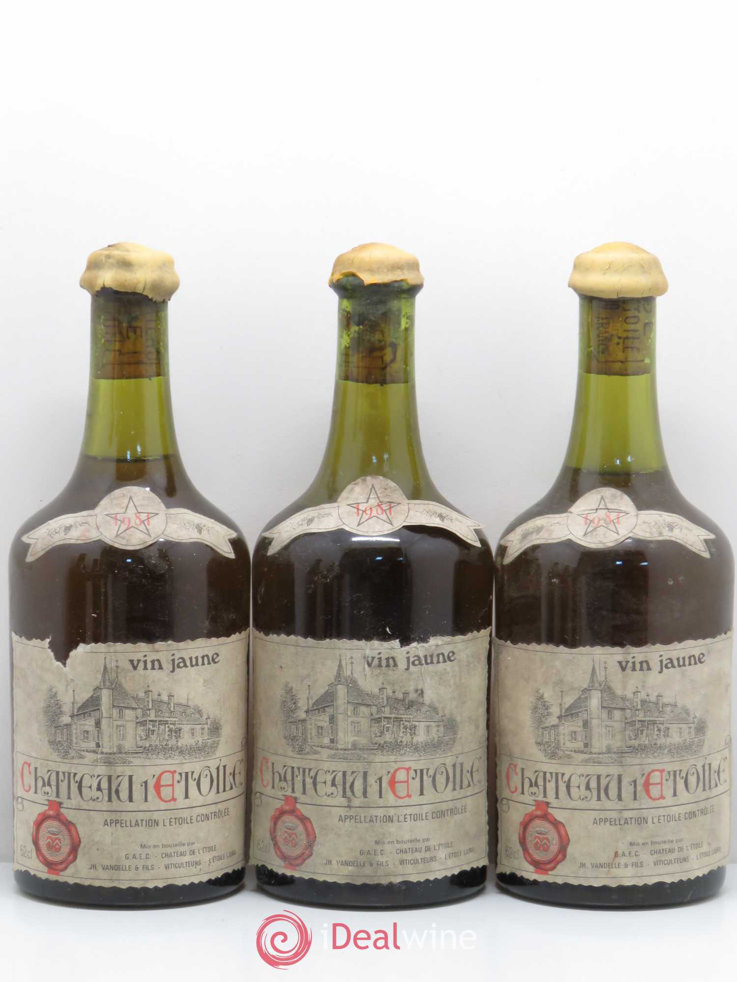 L'Etoile Château l'Etoile 1981 - Lot de 6 bouteilles - 1