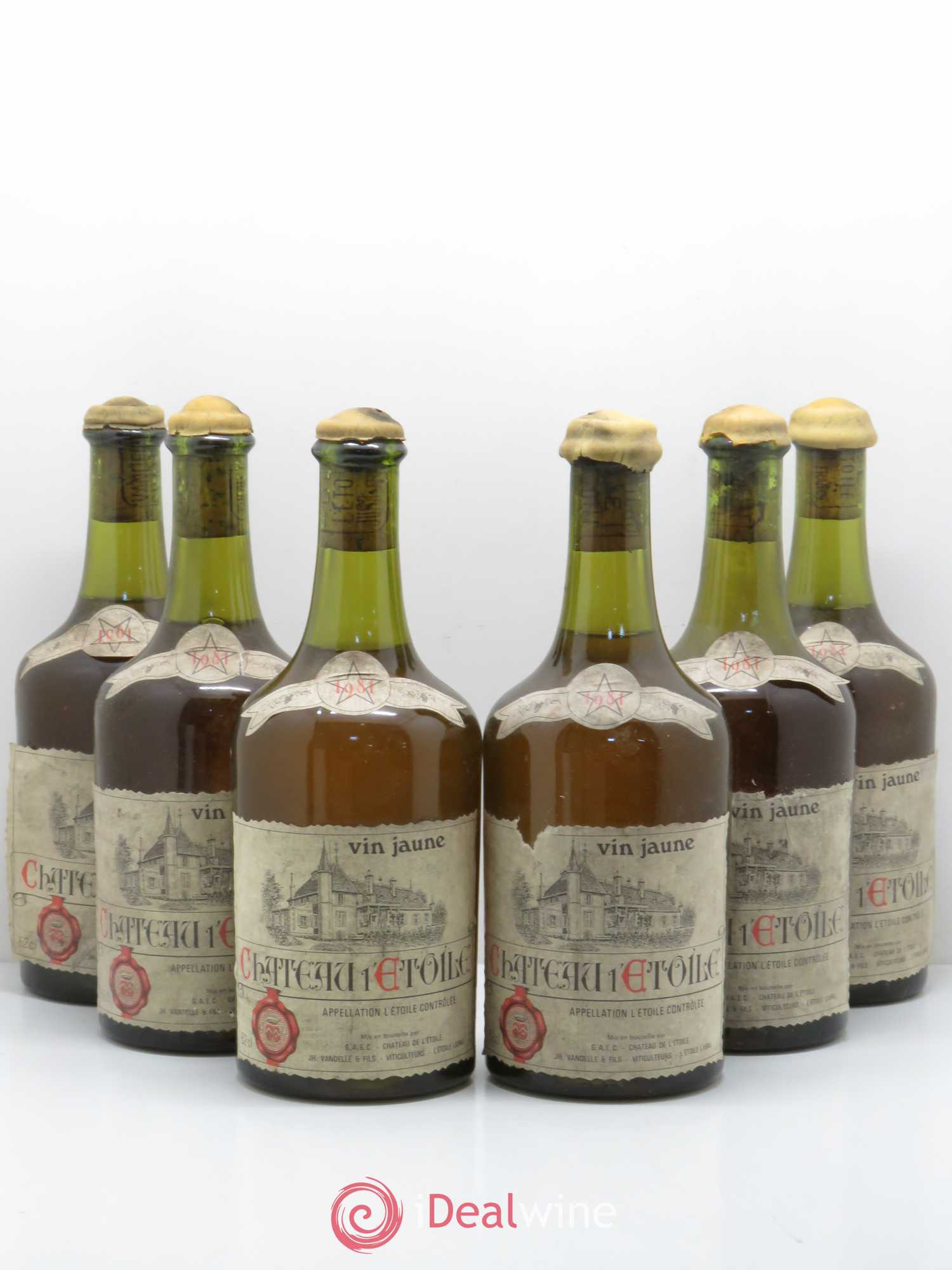 L'Etoile Château l'Etoile 1981 - Lot de 6 bouteilles - 0