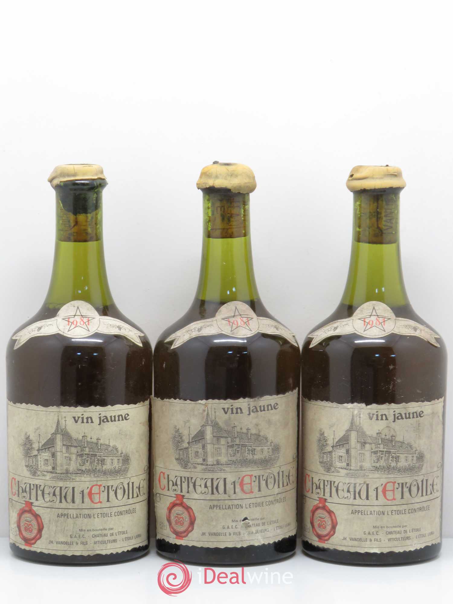 L'Etoile Château l'Etoile 1981 - Lot de 3 bouteilles - 0