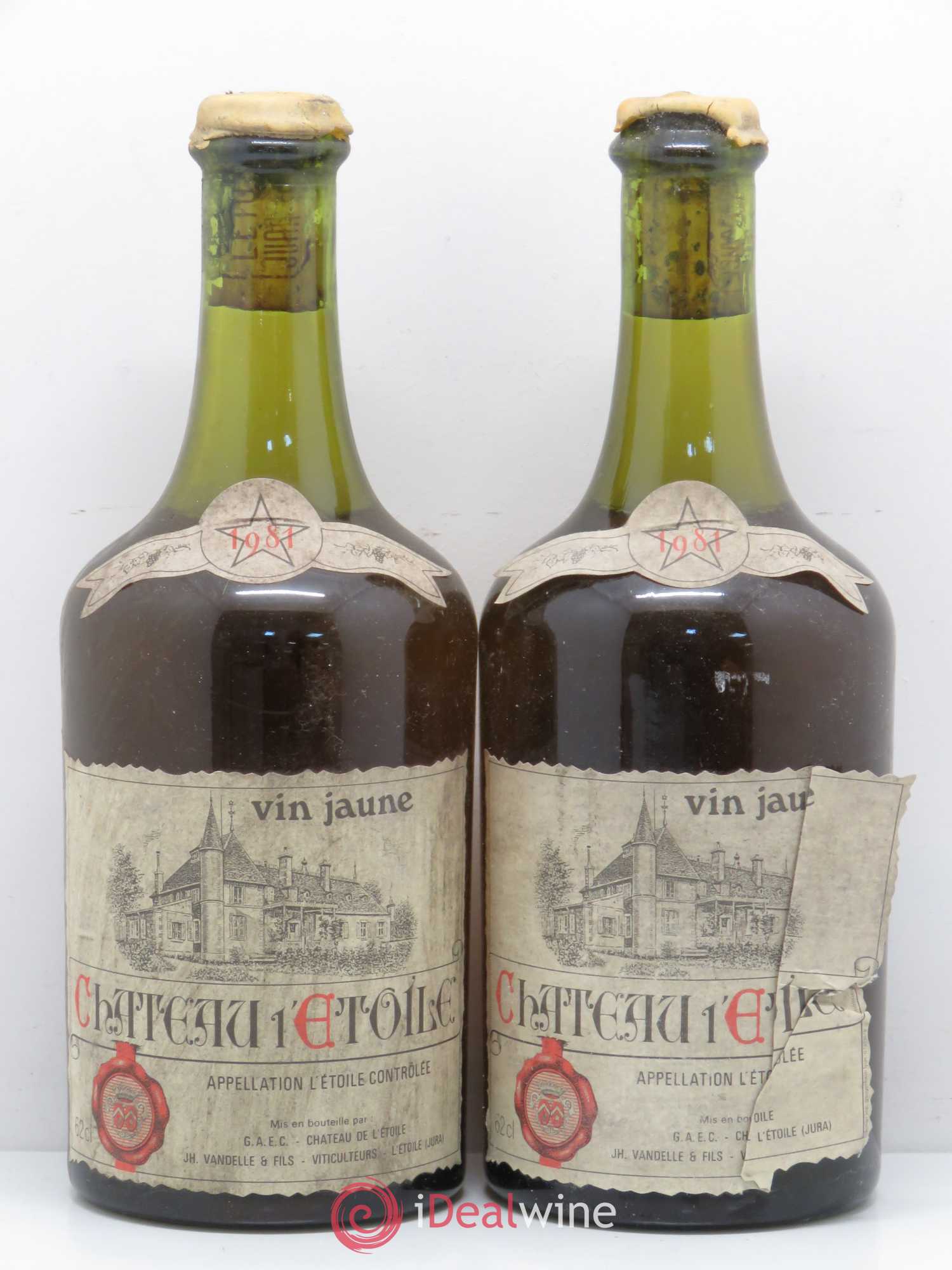 L'Etoile Château l'Etoile 1981 - Lot de 2 bouteilles - 0