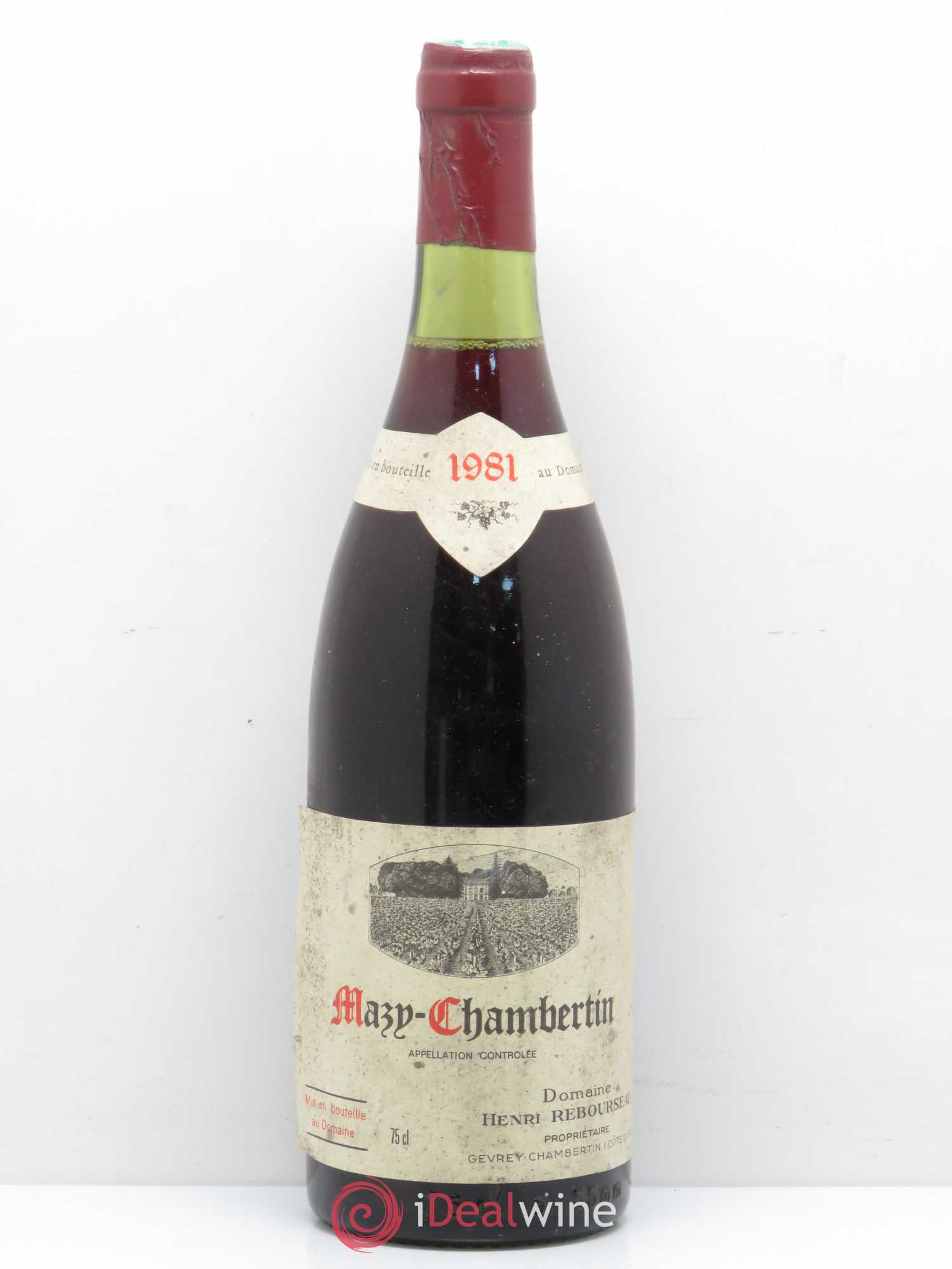 Mazis-Chambertin Grand Cru Henri Rebourseau 1981 - Lot de 1 bouteille - 0