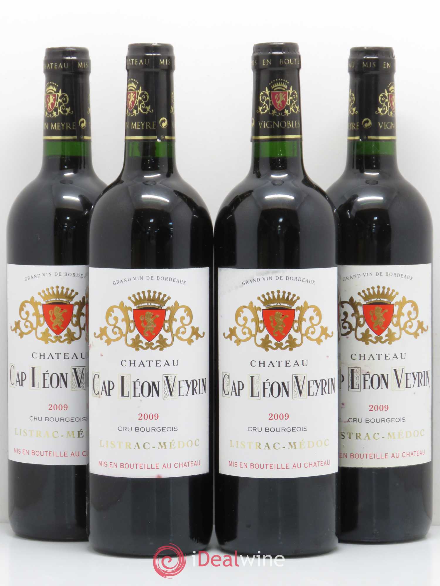 Listrac Cap Léon Veyrin 2009 - Posten von 4 Flaschen - 0