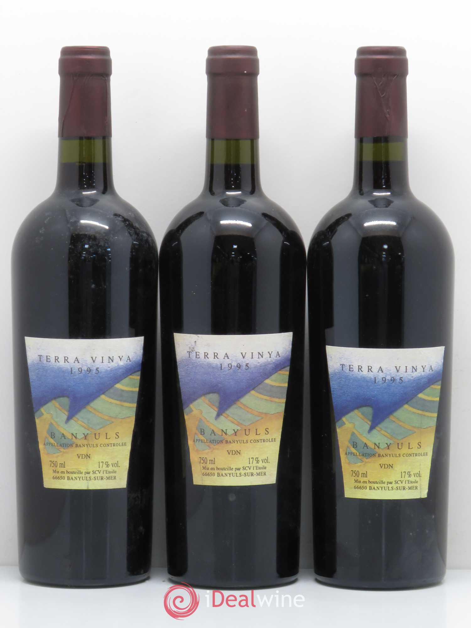 Banyuls Terra Vinya L'Etoile 1995 - Posten von 3 Flaschen - 0