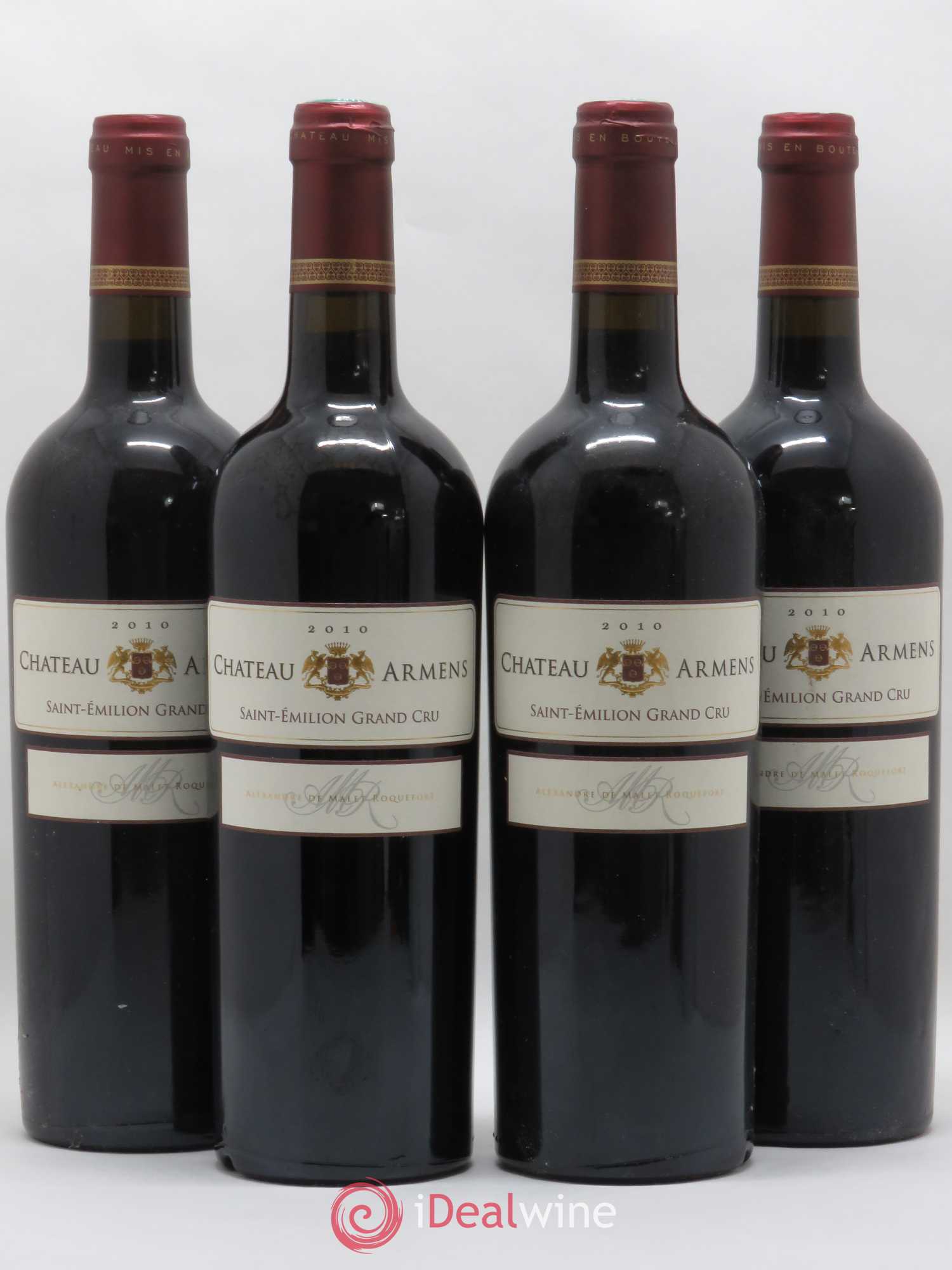 Château Armens Grand Cru 2010 - Lot de 4 bouteilles - 0