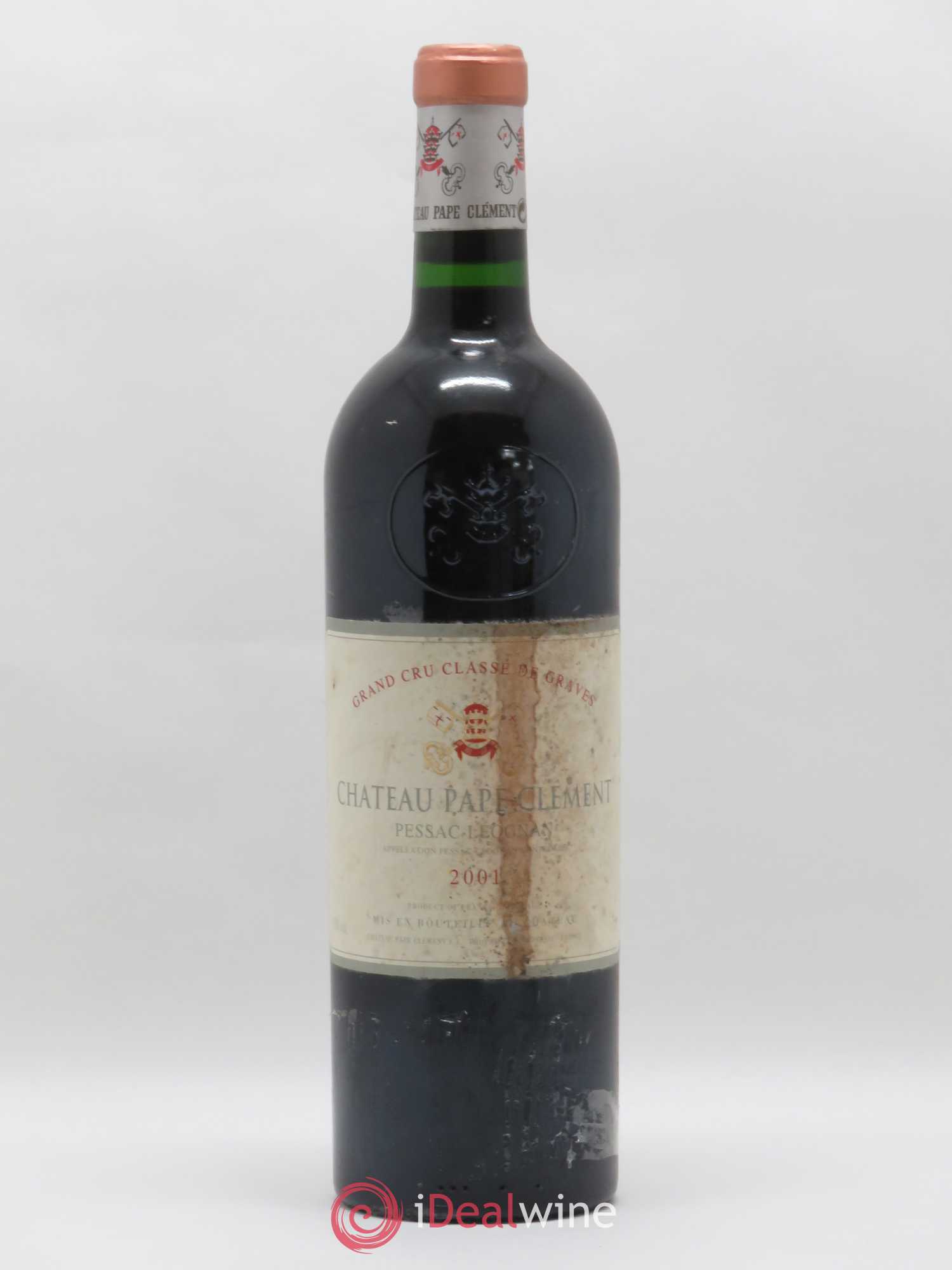 Château Pape Clément Cru Classé de Graves 2001 - Lot de 1 bouteille - 0